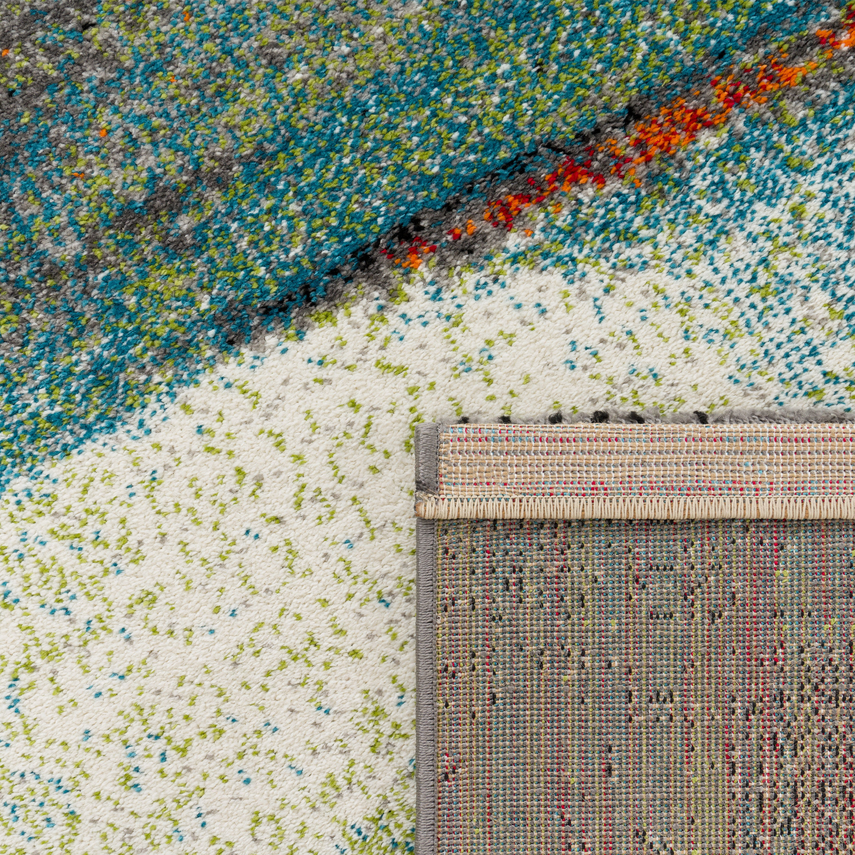 Thumbnail - Paco Home Teppich "Brillance 710" rechteckig 16 mm Höhe Kurzflor, modernes Design, ideal im Wohnzimmer & Schlafzimmer