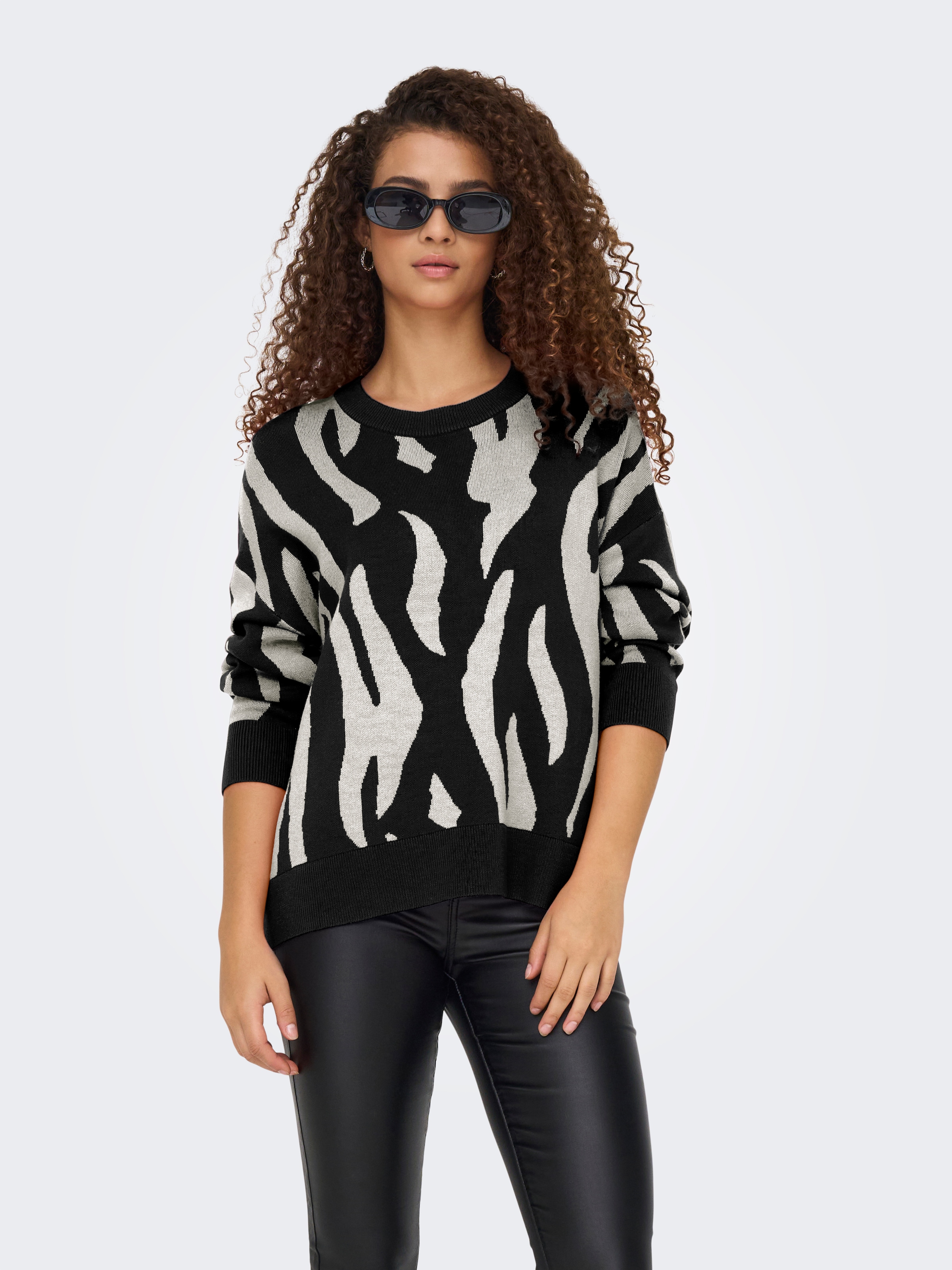 ONLY Megztinis »ONLMONTANA LS JQ LOOSE O-NE...