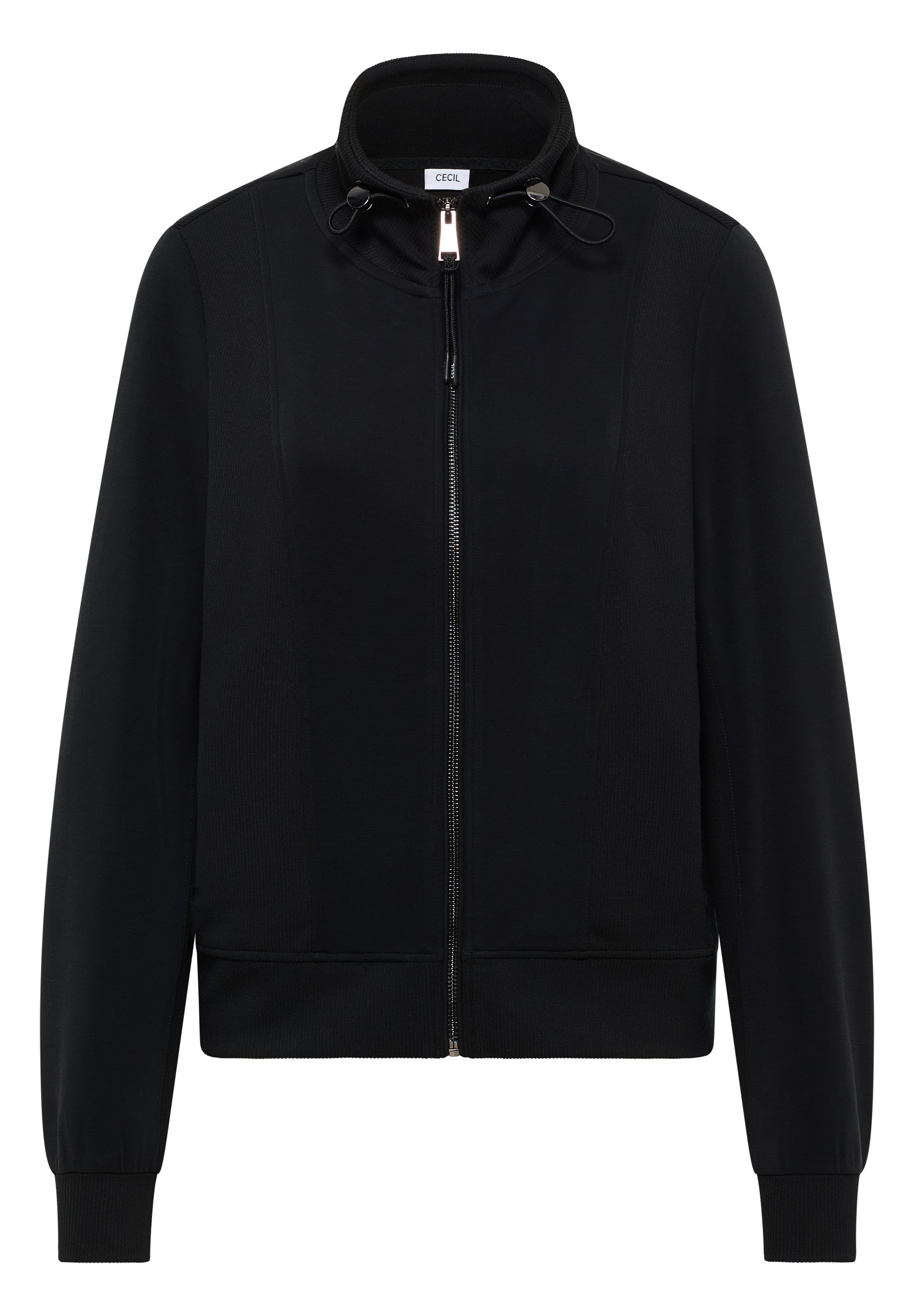 Cecil Women's Sweatshirt Jacket Black Size XL 3