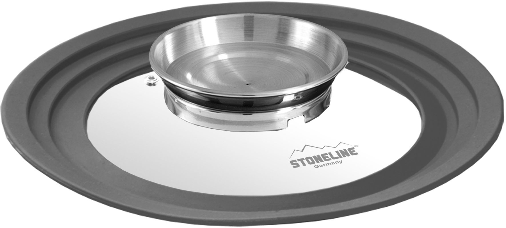 STONELINE Universaldeckel, mit Silikonrand, für 16/18/20 cm