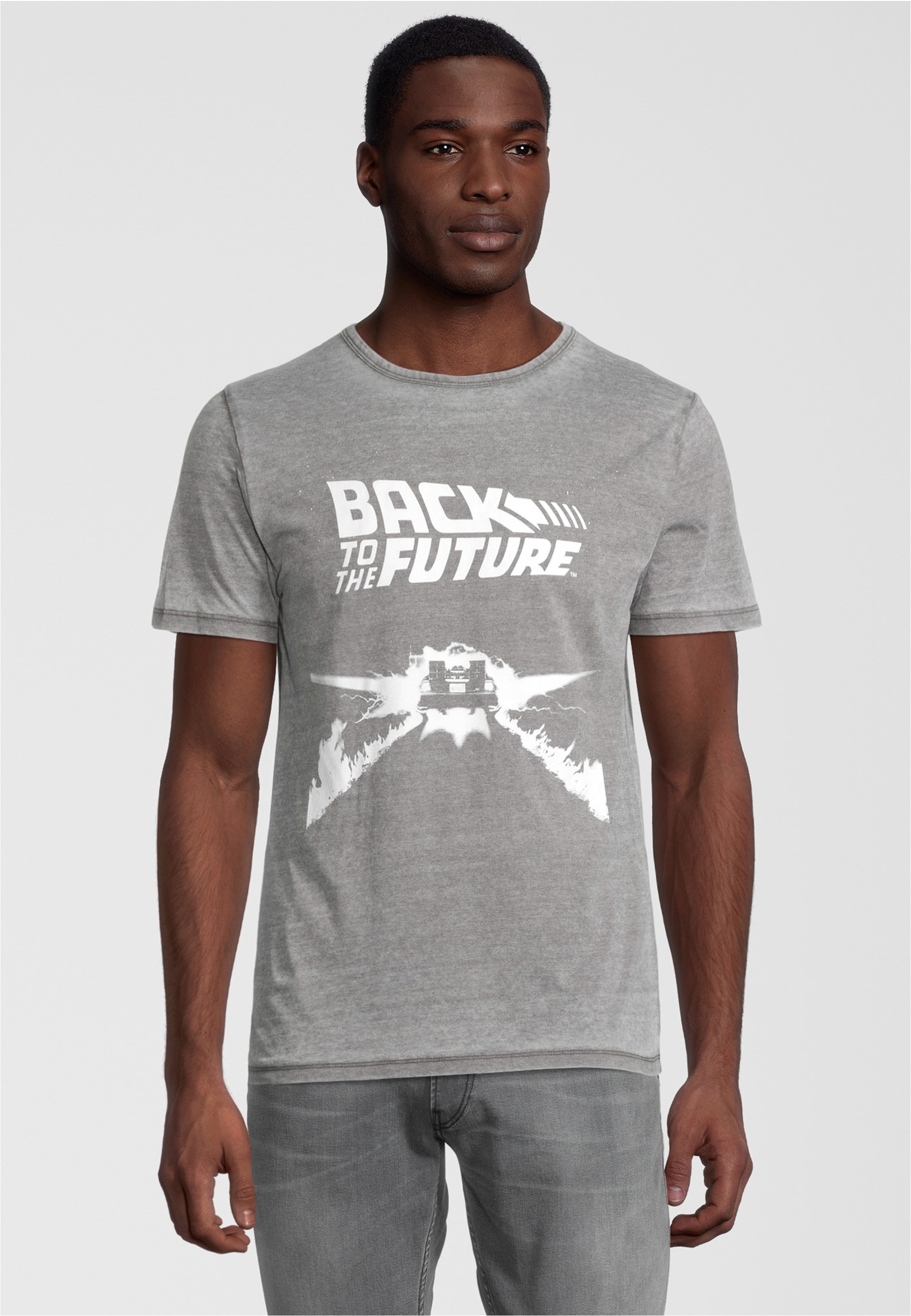 Recovered T-Shirt "Back to the Future Delorean", im zeitlosen Design günstig online kaufen