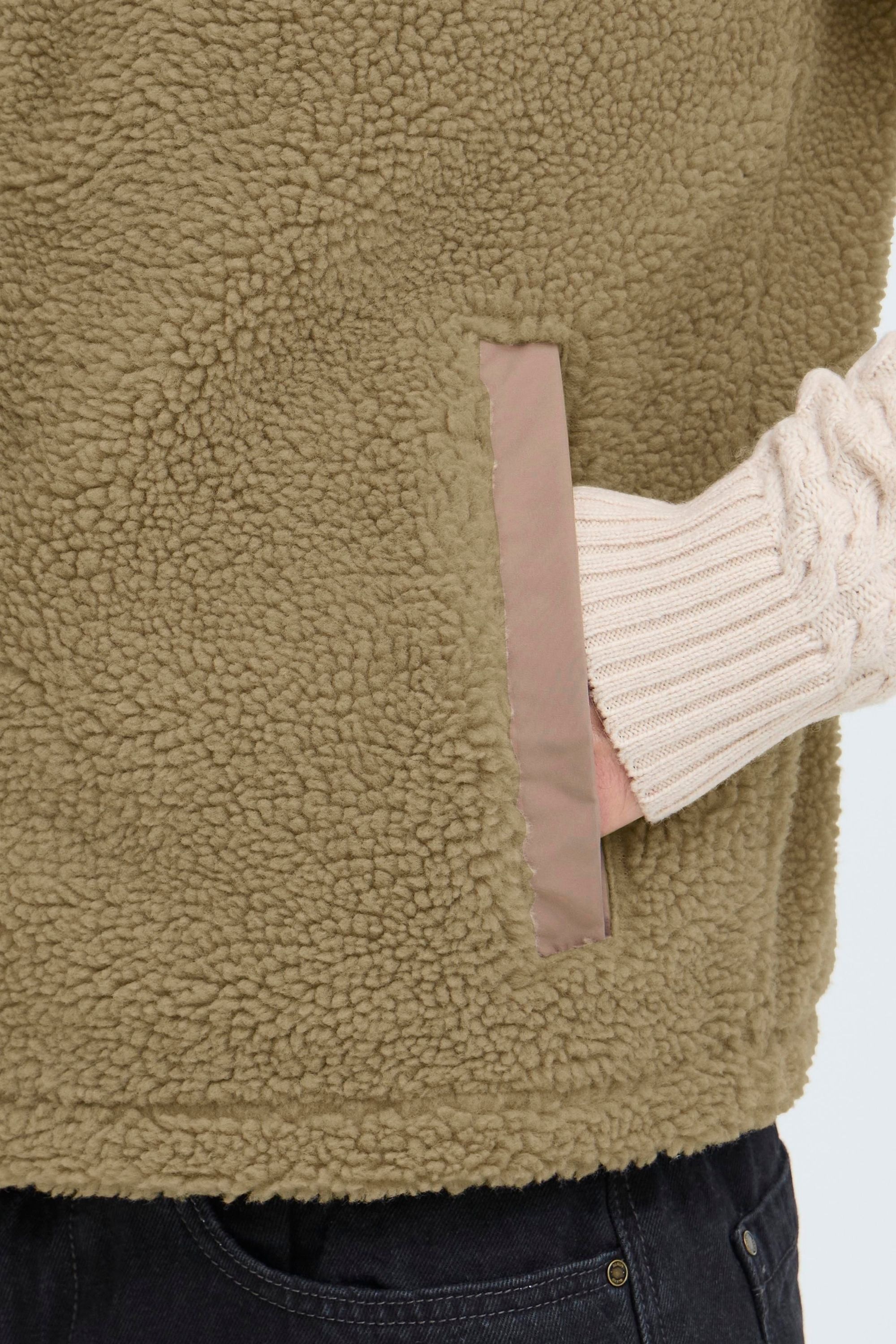 Blend Plüschweste »BHTorte« Kuschelige Teddy-Weste mit Taschen