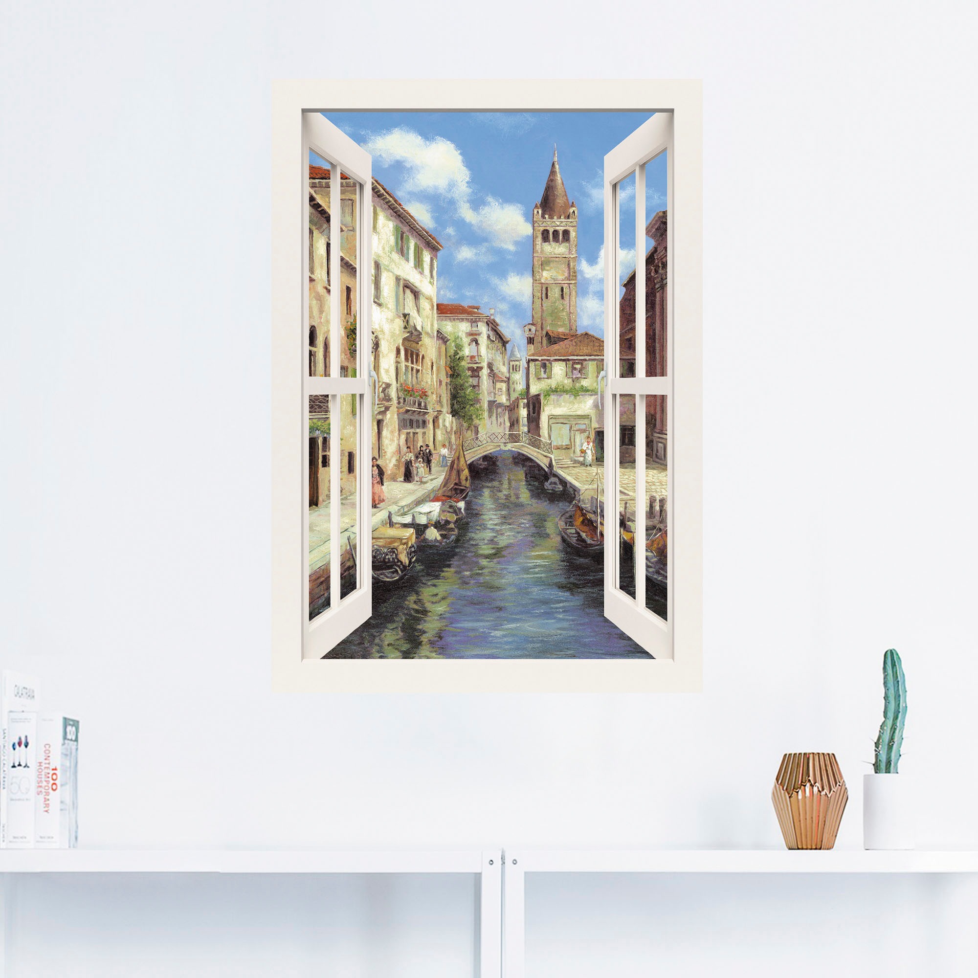 Artland Wandbild »Venedig«, versch. kaufen (1 BAUR Poster Wandaufkleber Venedig, Größen in | als Alubild, St.), oder Leinwandbild