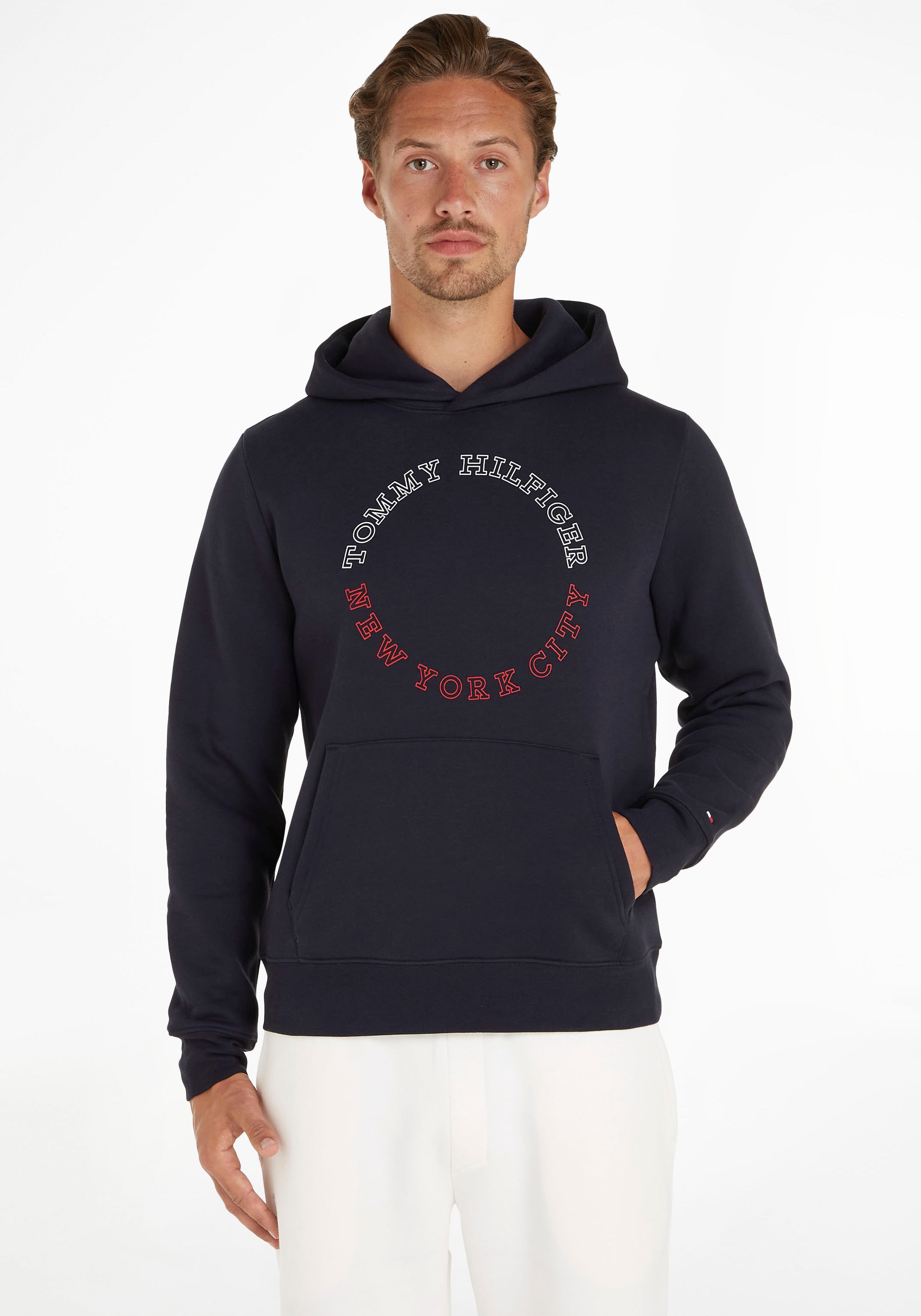 Tommy Hilfiger Kapuzensweatshirt "MONOTYPE ROUNDALL HOODY" günstig online kaufen