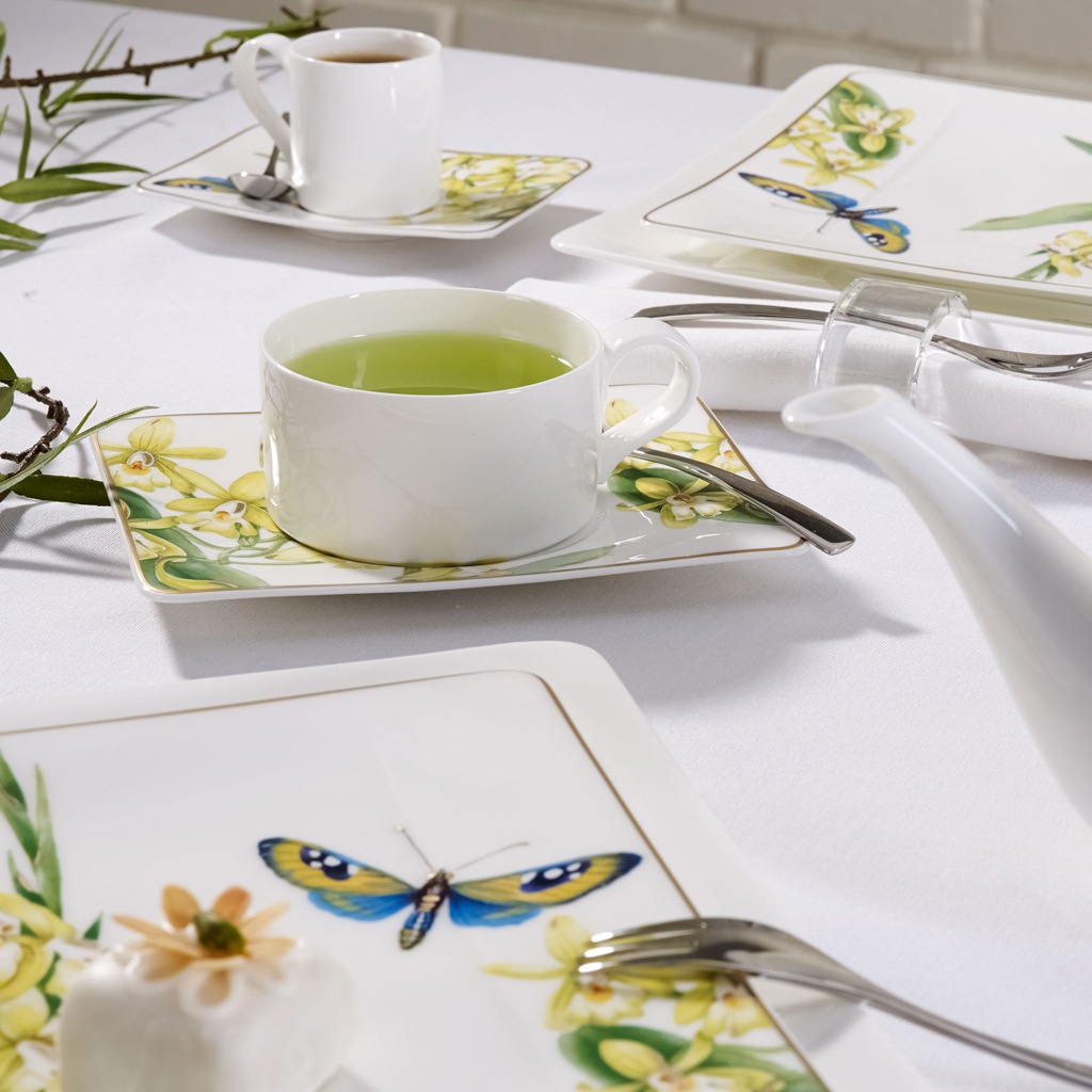 Villeroy & Boch Untertasse »Mokka- / Espressountertassen Amazonia 14 x 11 cm 6er Set bunt«