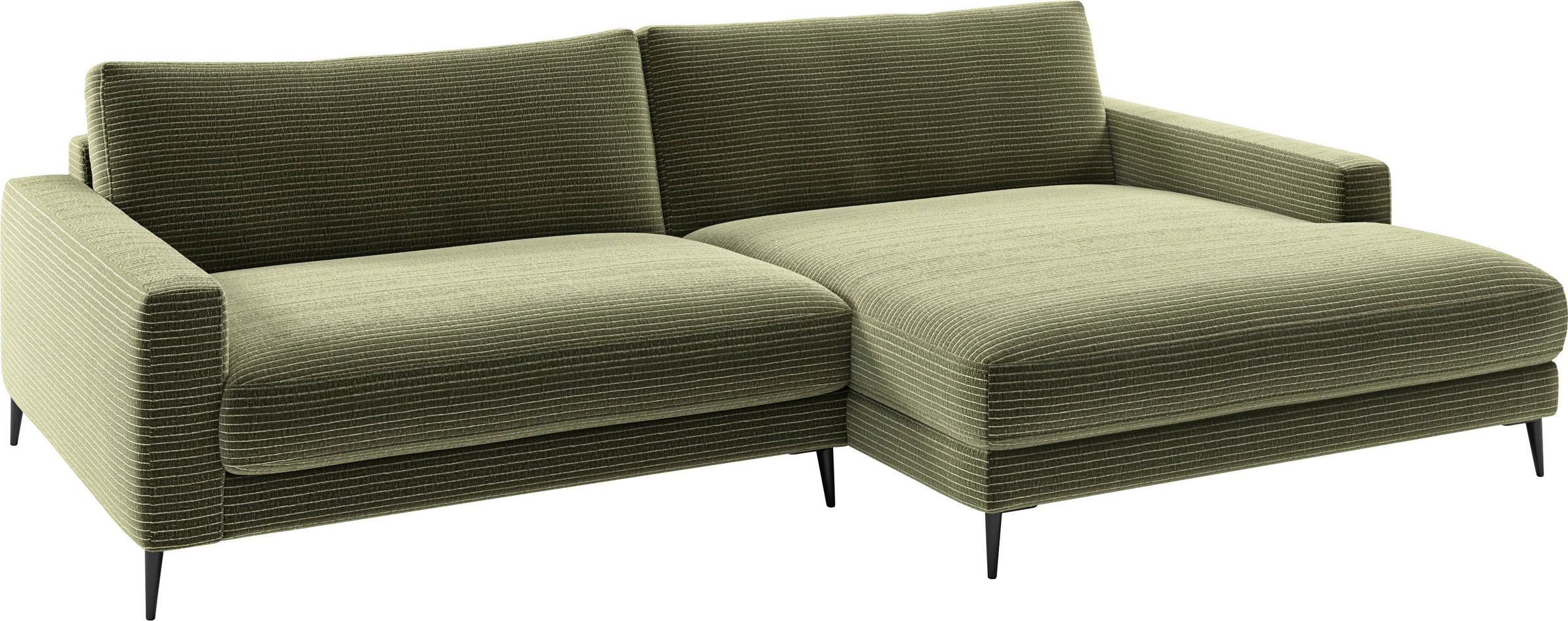 INOSIGN Ecksofa "Downtown, B/T/H: 272/190/84 cm L-Form", weicher Sitzkomfor günstig online kaufen