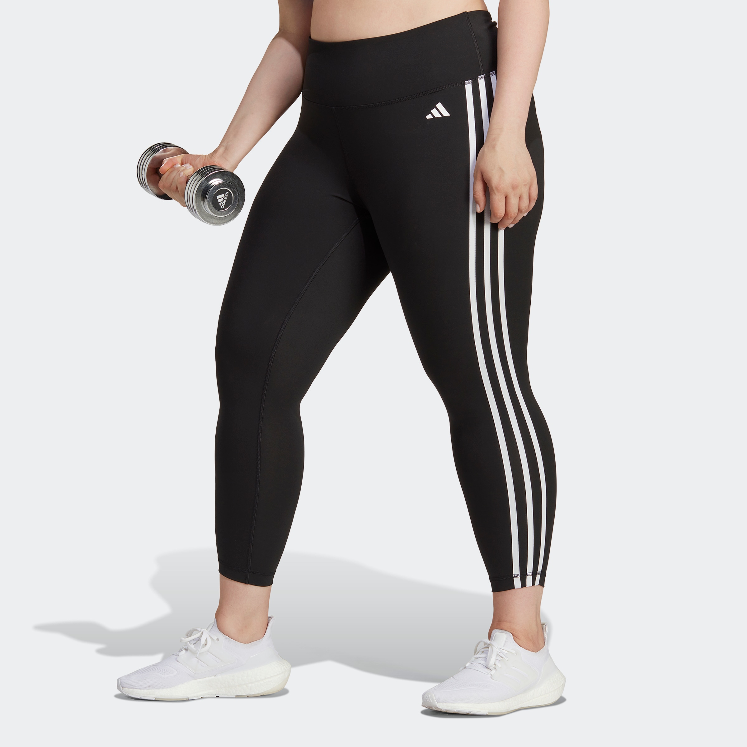 adidas Performance Trainingstights GROSSE kaufen »TRAIN ESSENTIALS | BAUR online HIGH-WAISTED – (1 Rechnung GRÖSSEN«, tlg.) 3-STREIFEN auf