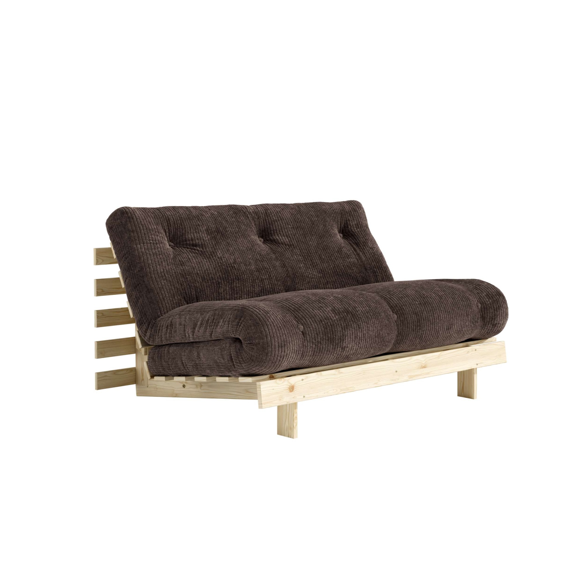 Karup Design Daybett "Roots Sofa Bed, Schlafsofa, Bettfunktion, FSC-Massivholz" Inkl. Futonmatratze, Made in Europe, langlebig, B: 140 oder 160 cm
