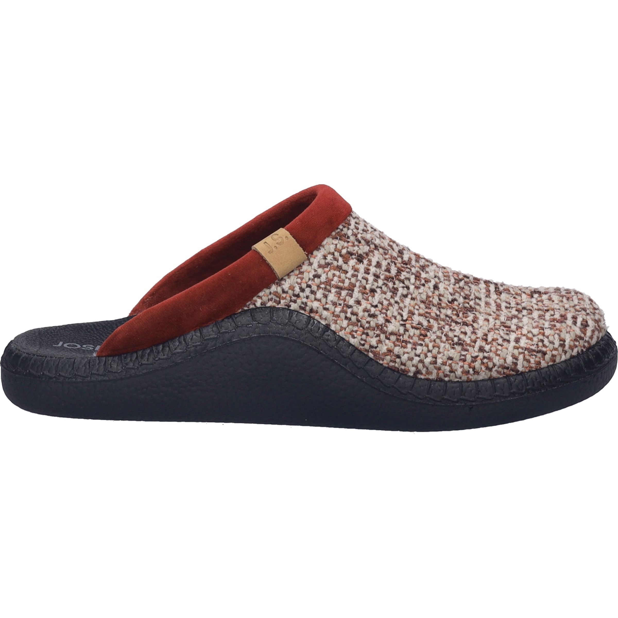 Josef Seibel Hausschuh "Monaco D 01, bordeaux-kombi" günstig online kaufen