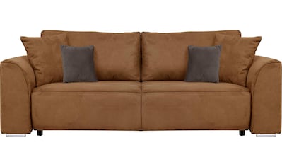 3-Sitzer Beatrice Schlafsofa, wahlweise auch mit Bettfunktion und Bettkasten, incl. 2...