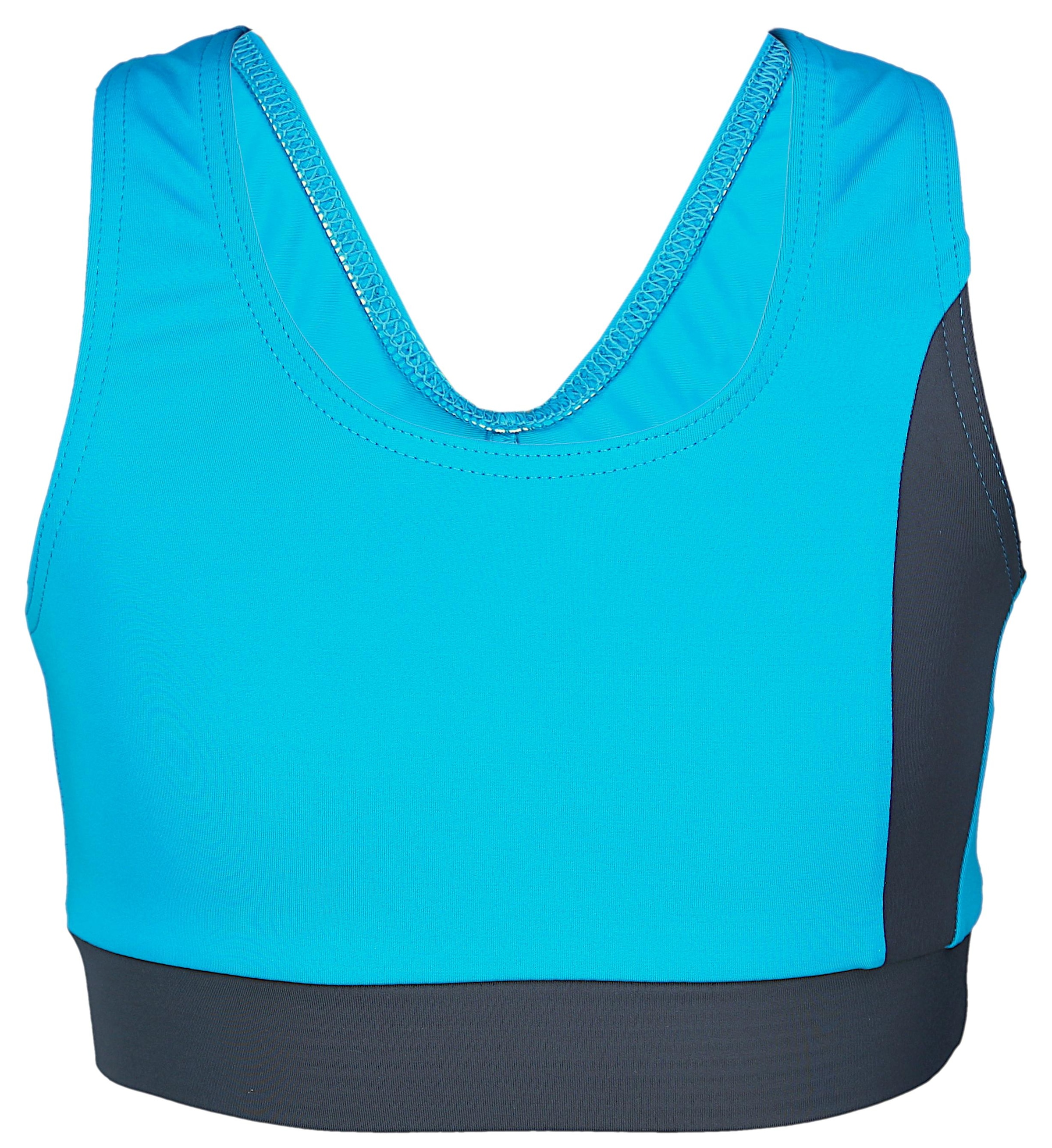 AQUARTI Bustier-Bikini »Badeanzug Mädchen Sport Bikini - Racerback Bustier & Badehose«
