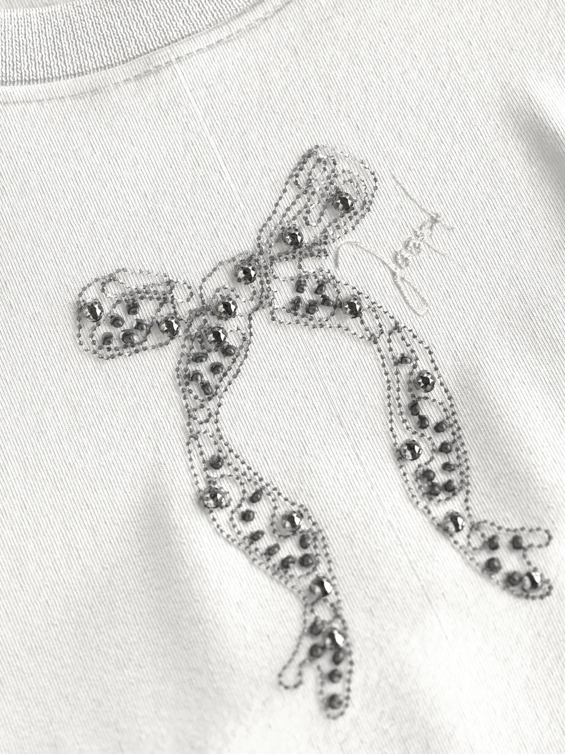 JOOP! Rundhalsshirt »Tamme« mit Glitzerschleife