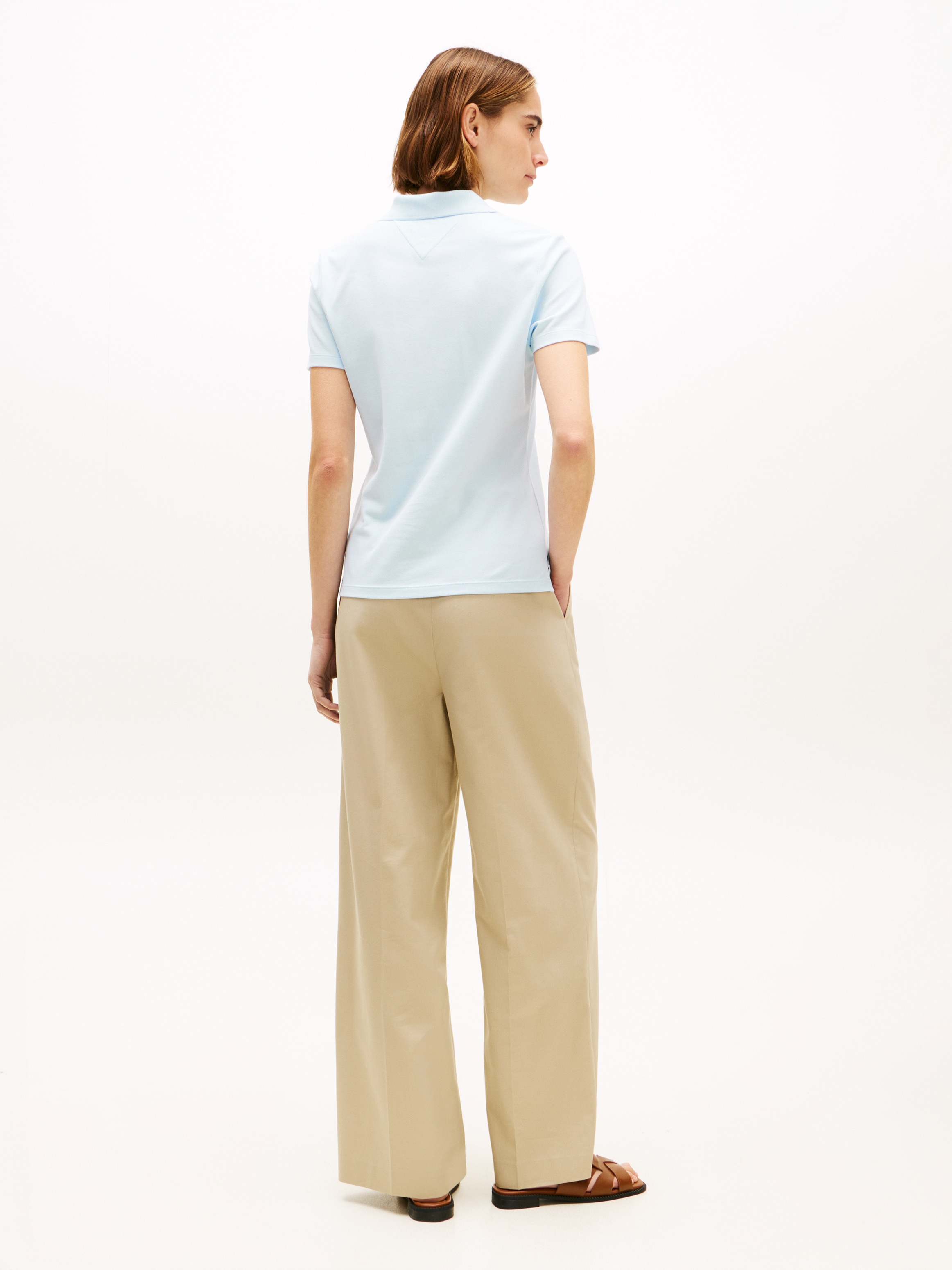 Tommy Hilfiger Poloshirt »1985 Slim Fit Pique Premium« mit Logostickerei, Seitenschlitze