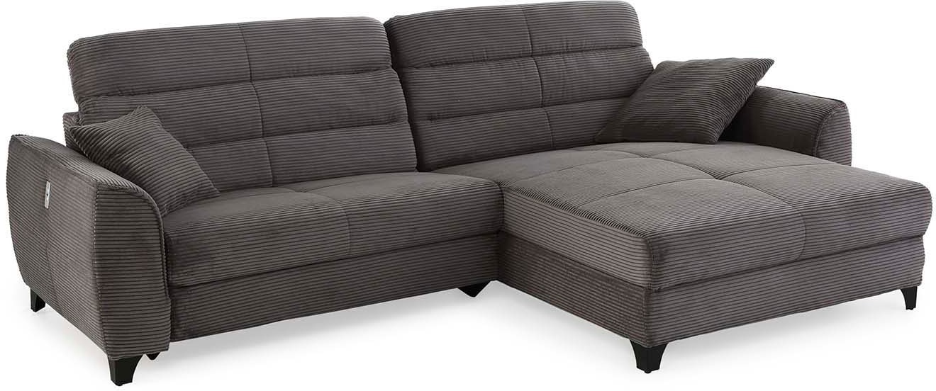 Jockenhöfer Gruppe Ecksofa »Double One L-Form«, mit 2x 120cm breiten, elektromotorischen Relaxfunktionen