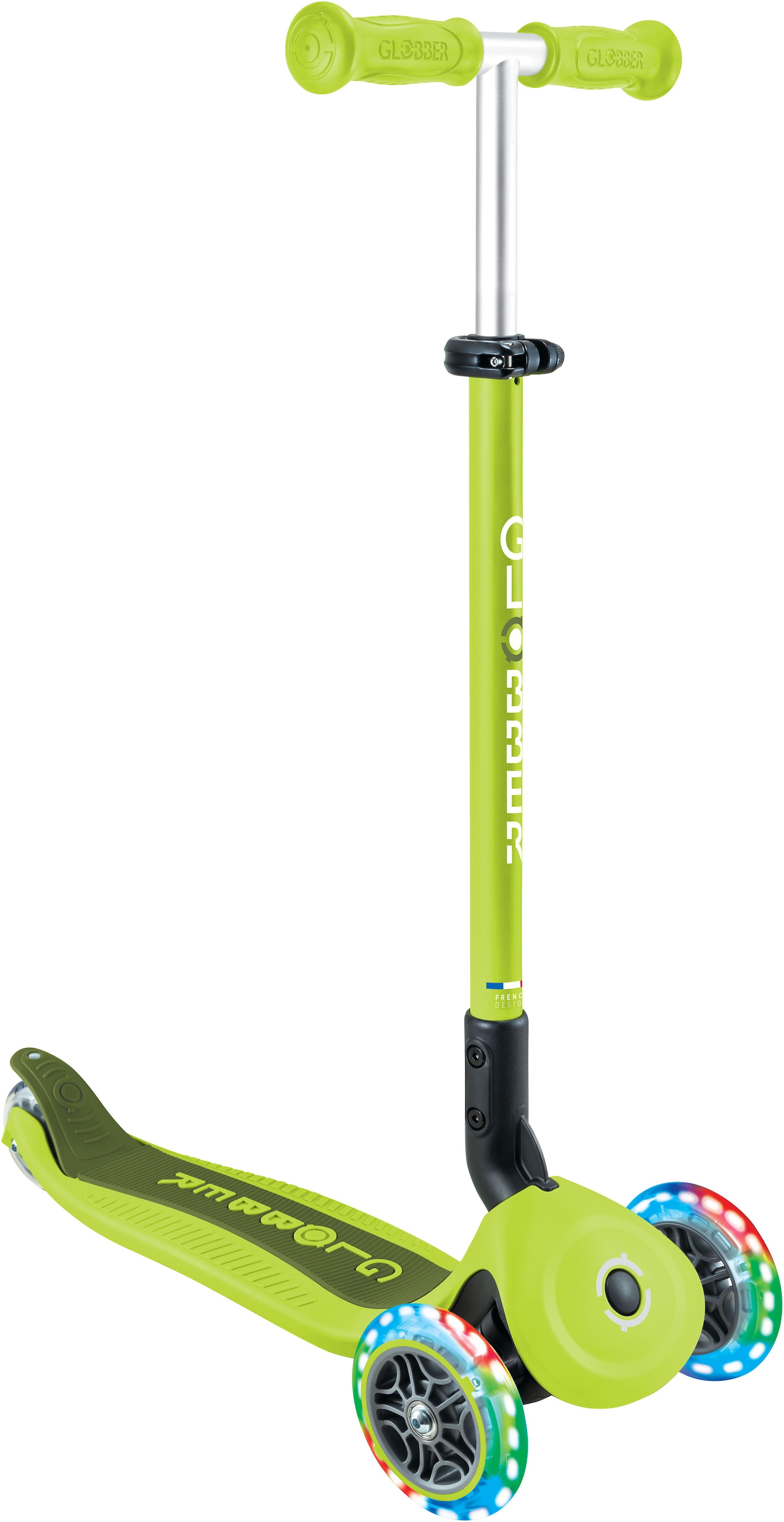 Globber Tretroller »GO-UP ACTIVE LIGHTS mit Leuchtrollen«