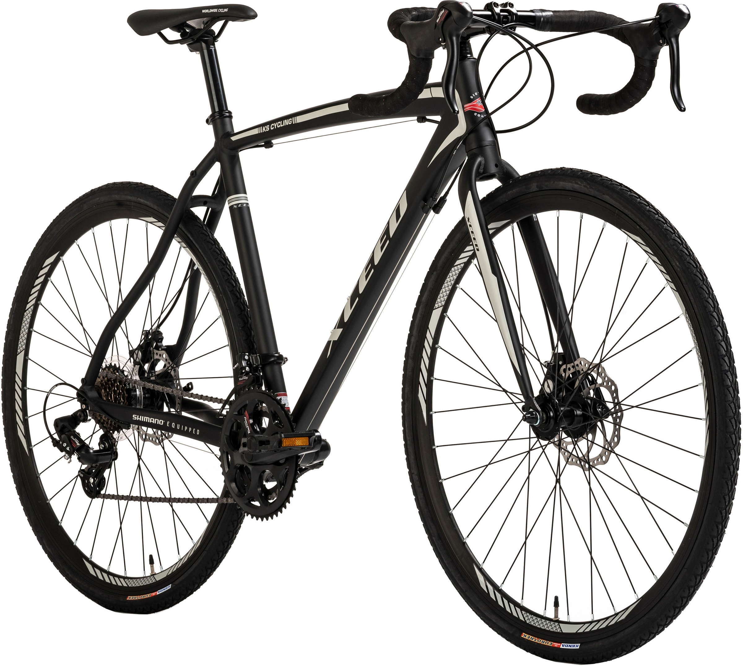 KS Cycling Gravelbike »Xceed«, 14 Gang, Shimano, Tourney Schaltwerk, Kettenschaltung, für Herren, Kettenschaltung