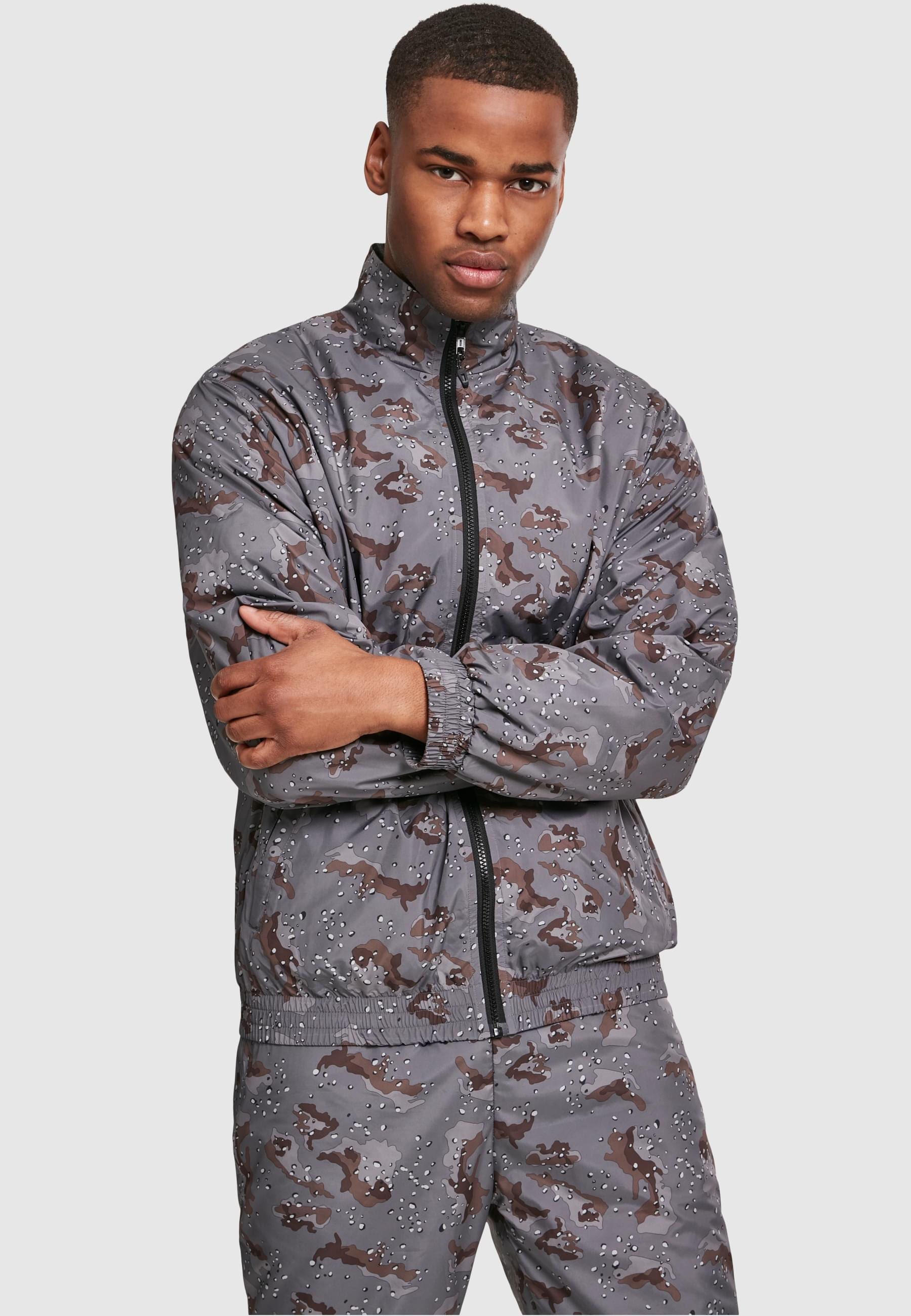 URBAN CLASSICS Anorak »Urban Classics Herren Camo Track Jacket«, (1 St.), ohne Kapuze