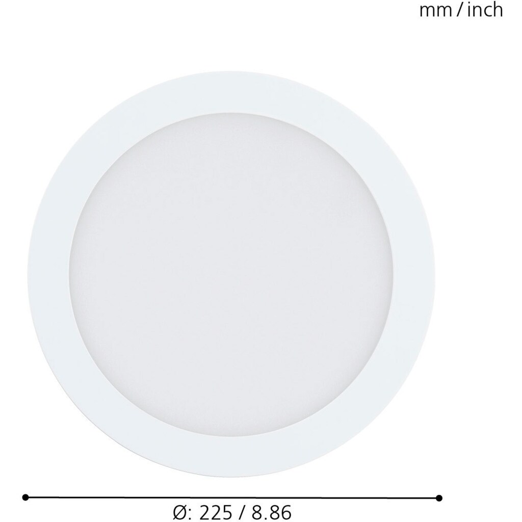 Wohnen Lampen & Leuchten EGLO Einbauleuchte »FUEVA-C«, LED-Board, Neutralweiß-Tageslichtweiß-Warmweiß-Kaltweiß, EGLO CONNECT, St Wohnen Lampen & Leuchten EGLO Einbauleuchte »FUEVA-C«, LED-Board, Neutralweiß-Tageslichtweiß-Warmweiß-Kaltweiß, EGLO CONNECT, St