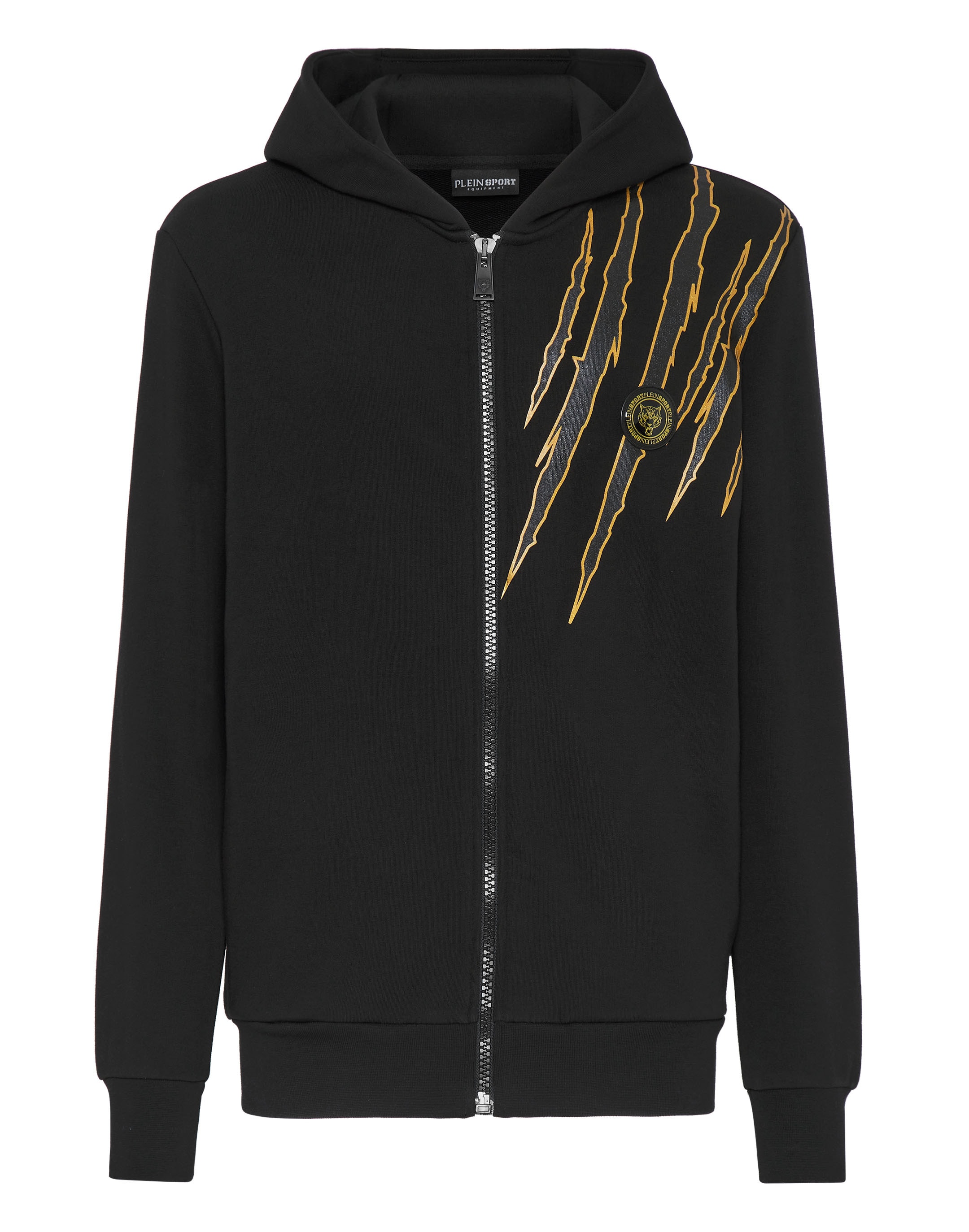 PLEIN SPORT Kapuzensweatjacke "Scratch"
