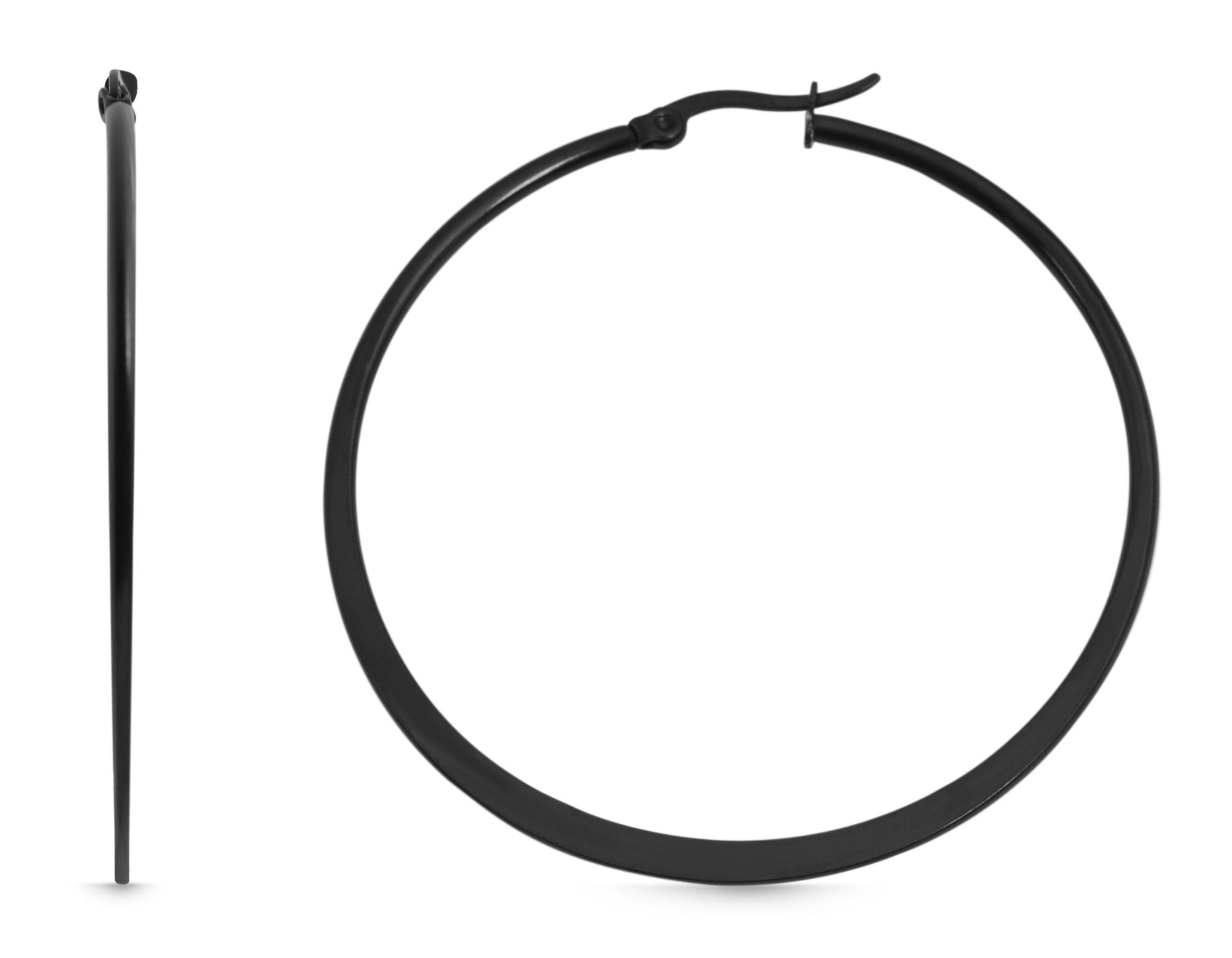 Adelia´s Paar Creolen »Damen Ohrringe – Creole aus Edelstahl« Ideal zum Verschenken – schlicht und stilvoll