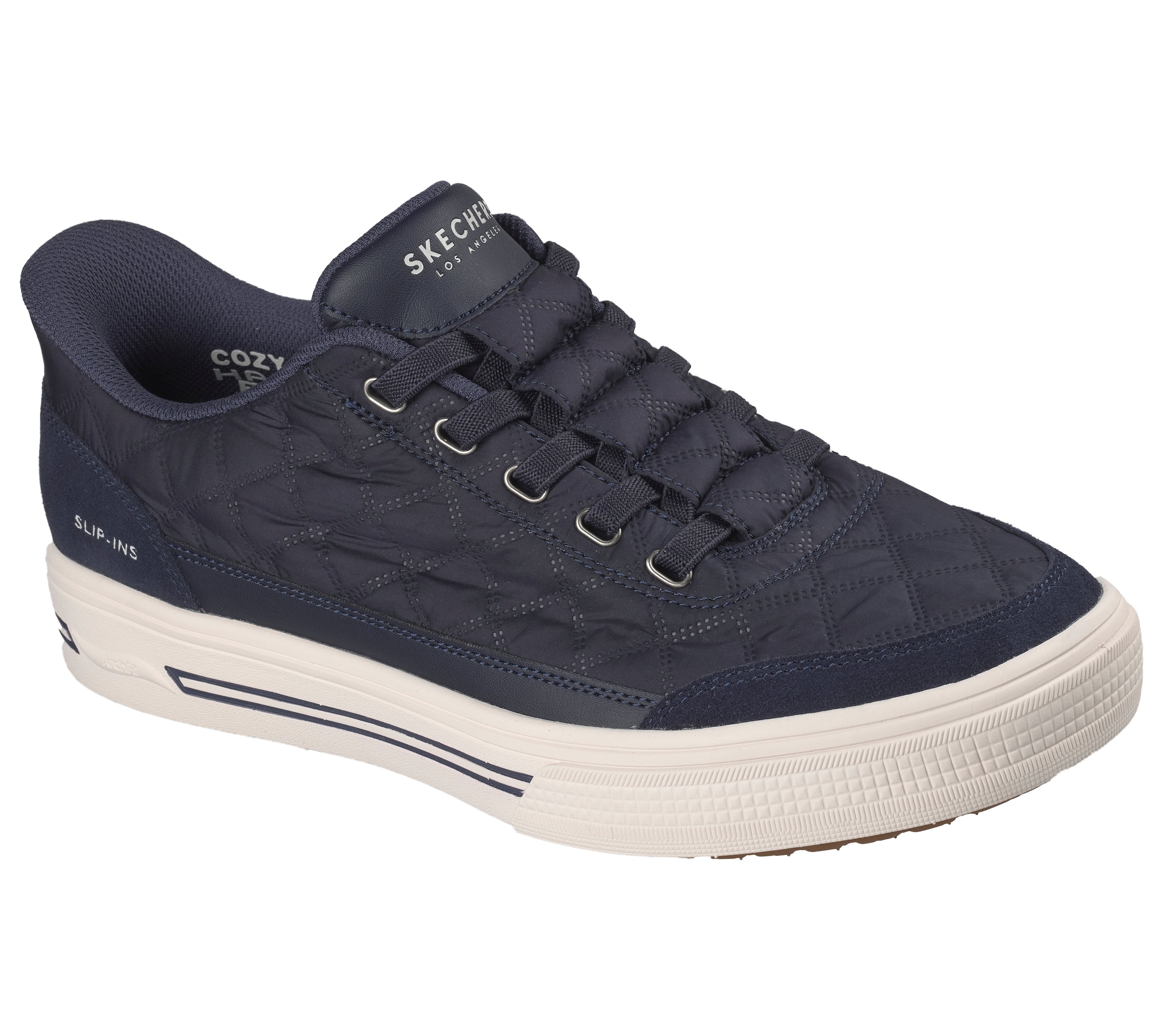 Skechers Slip-On Sneaker »ARCH FIT ARCADE«  Schnürschuh, Freizeitschuh, Halbschuh mit modischer Steppung