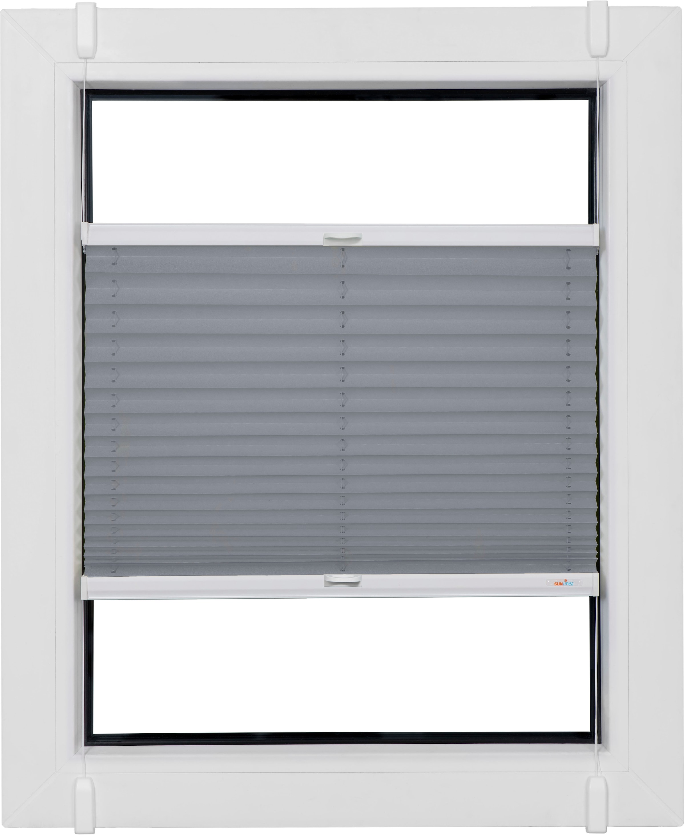 sunlines Plissee »Classic Style Crepe« Lichtschutz ohne Bohren verspannt verspannt mit Simply-Fix Klemmträger, nach Maß