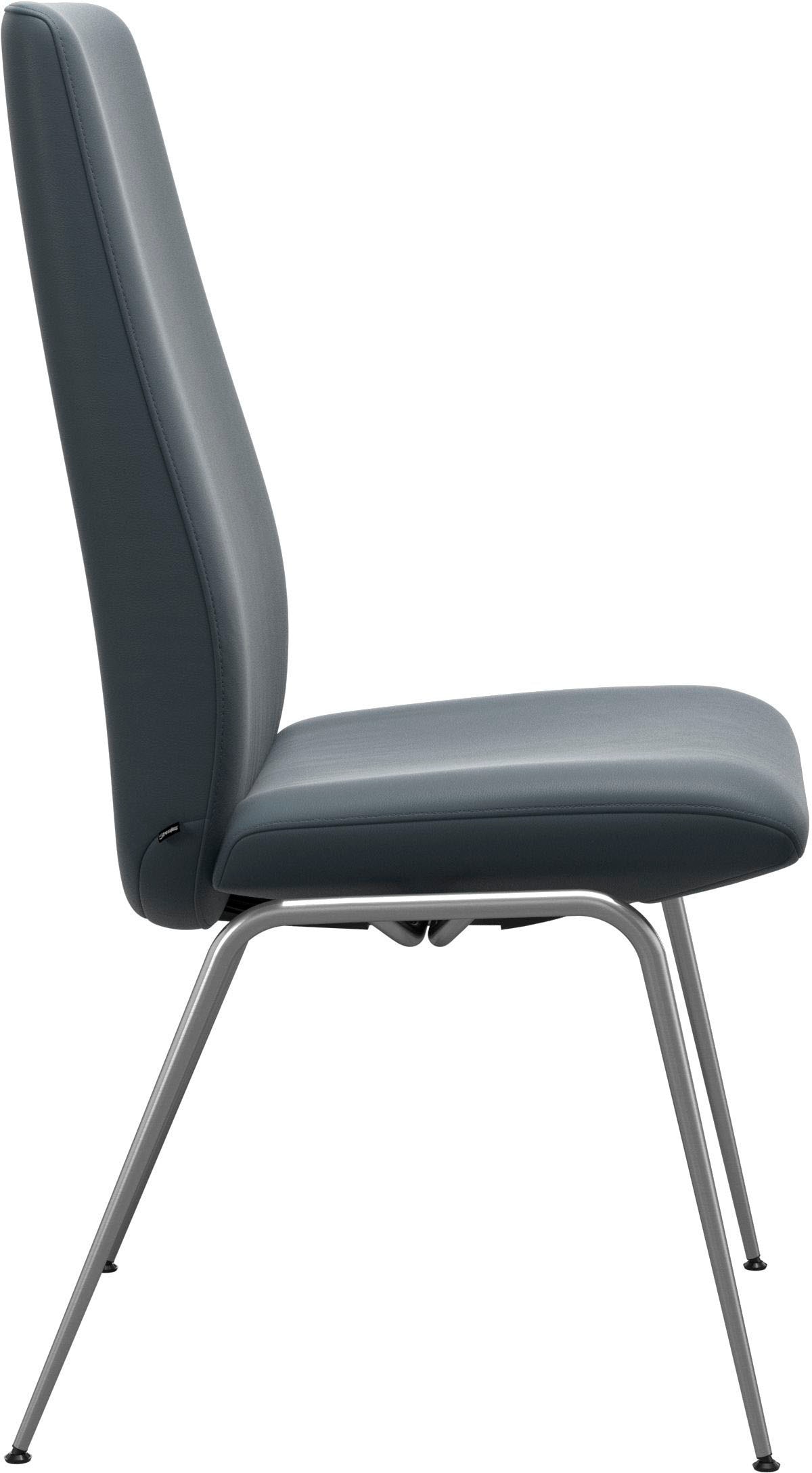 Stressless® Polsterstuhl »Laurel«, Leder BATICK, High Back, Größe L, mit Beinen aus Stahl in Schwarz matt
