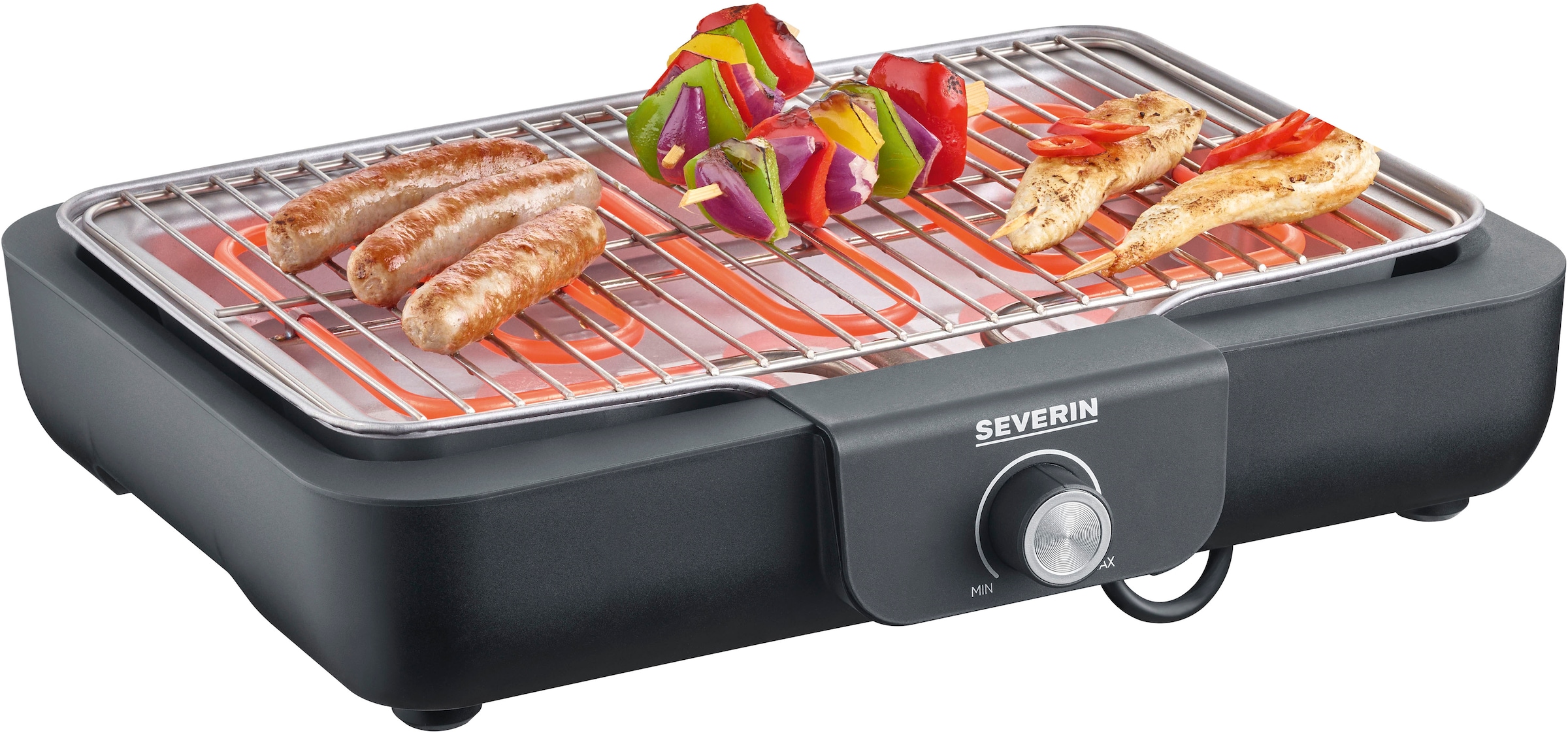Severin Tischgrill "PG 8554 mit Grillrost" 2300 Schnelle Aufheizzeiten bei günstig online kaufen
