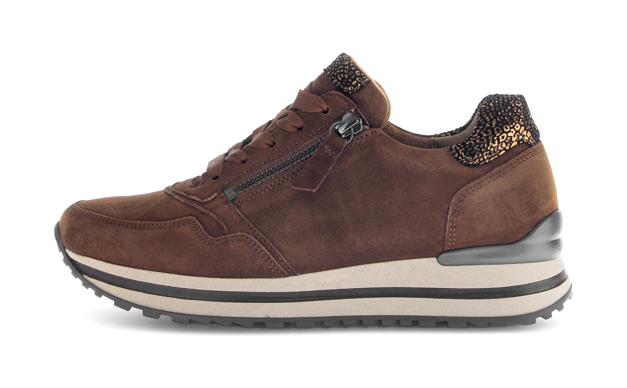 Gabor Keilsneaker "Turin", Freizeitschuh, Halbschuh, Schnürer, gepolsterter günstig online kaufen
