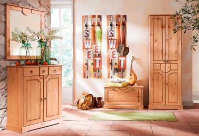 Home affaire Garderobenschrank »Klera«, Breite 67 cm, aus massiver Kiefer, FSC®-zertifiziert