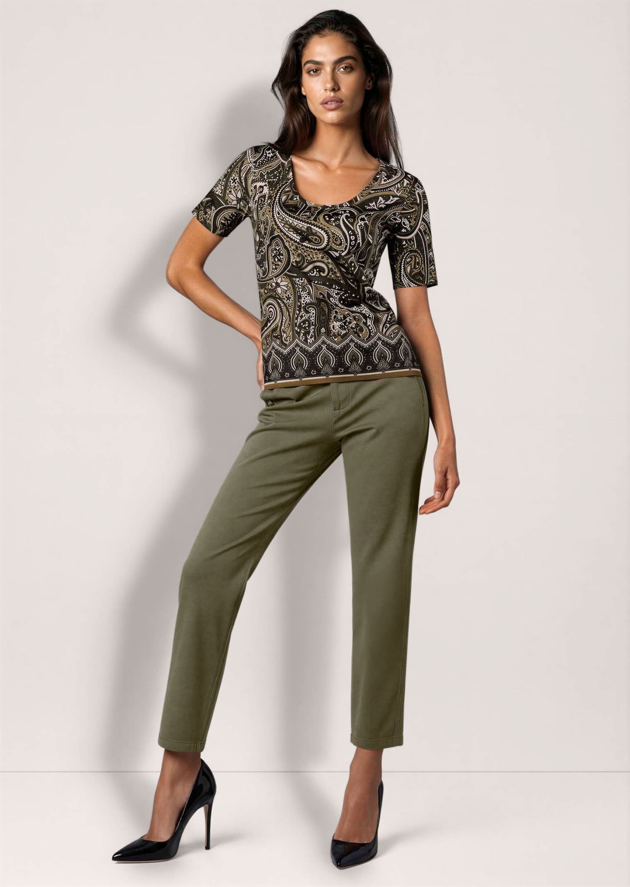 MADELEINE Kurzarmshirt »Shirt Shirt mit Paisley-Druck«
