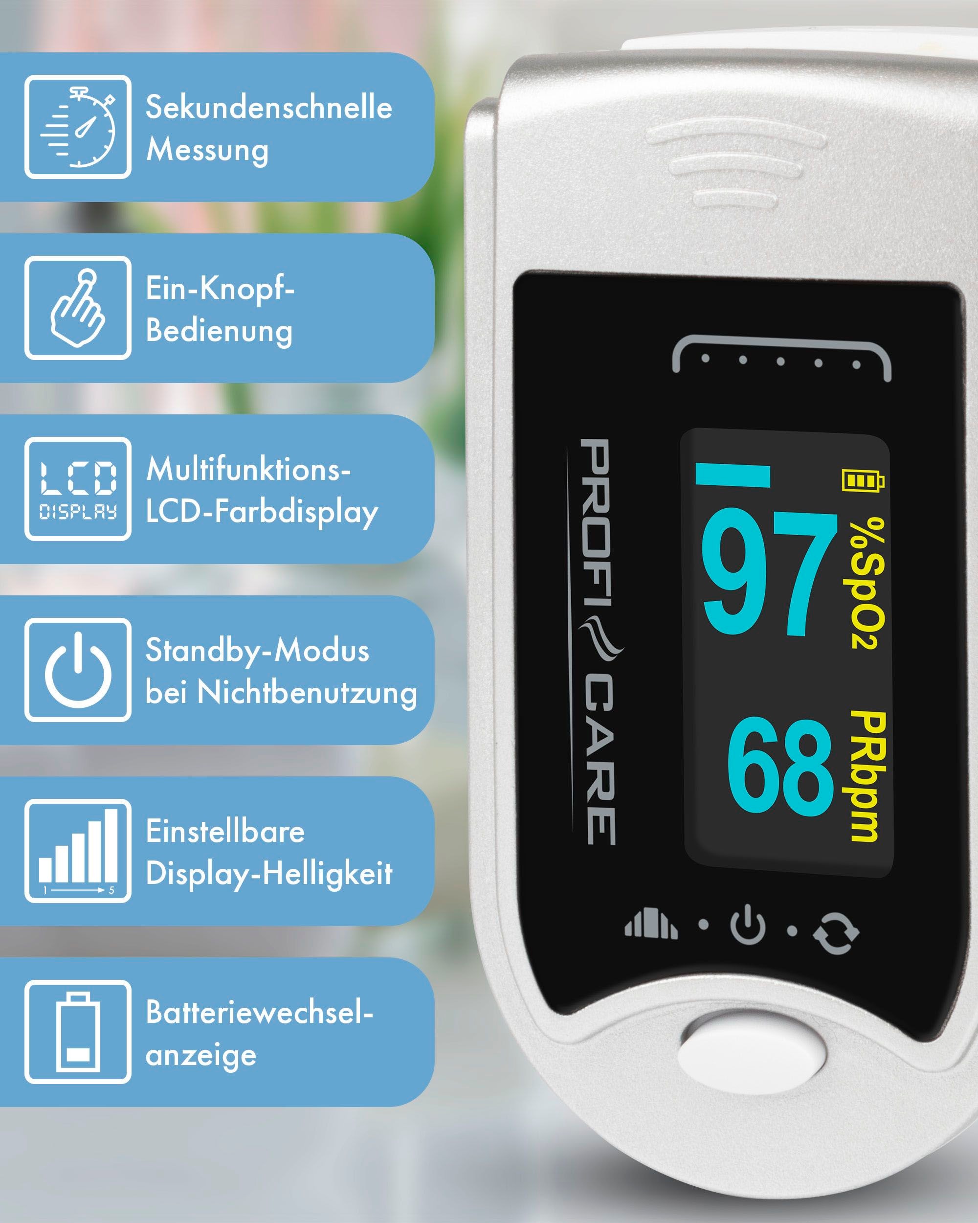 ProfiCare Pulsoximeter »PC-PO 3104«