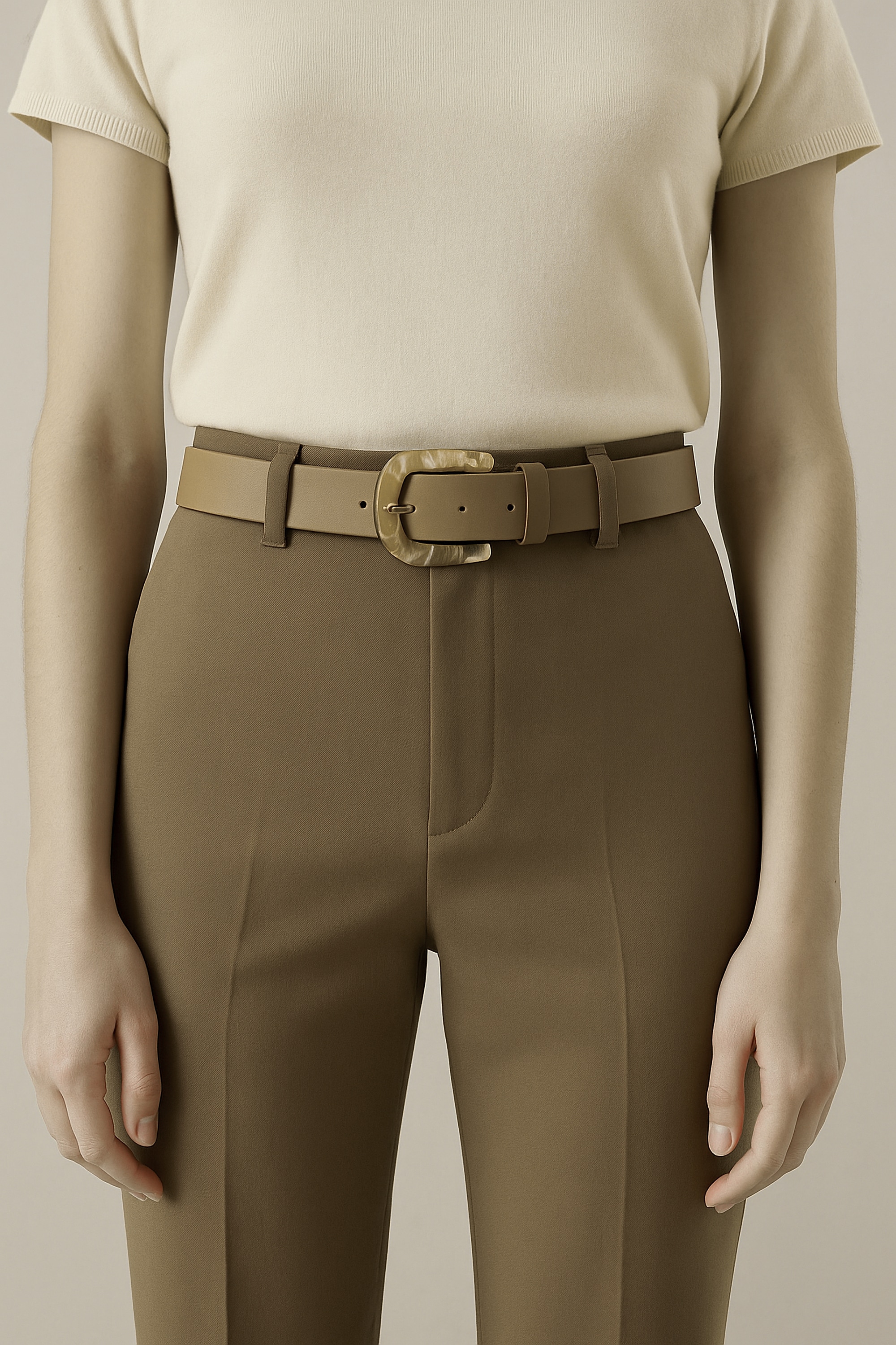 COLLEZIONE ALESSANDRO Ledergürtel »Pearl«, aus echtem Leder mit Strass Steinen
