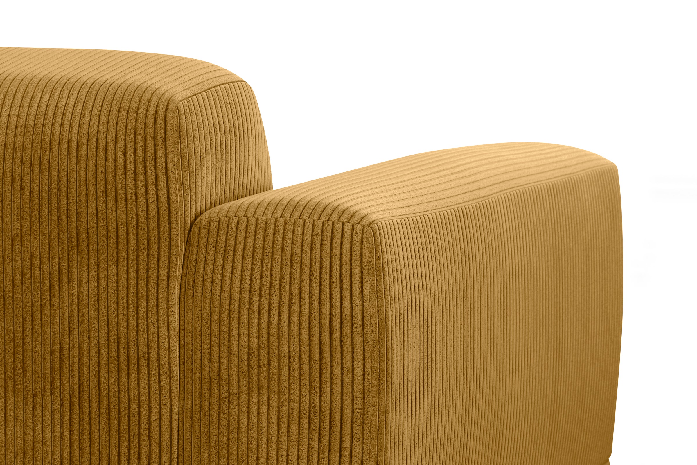 TRENDMANUFAKTUR Big-Sofa »Braga, mit hochwertigem Kaltschaum, Megasofa, in Cord erhältlich«, modernes Big-Sofa, Couch mit hohem Sitzkomfort, 254/72/107 cm (B/H/T)