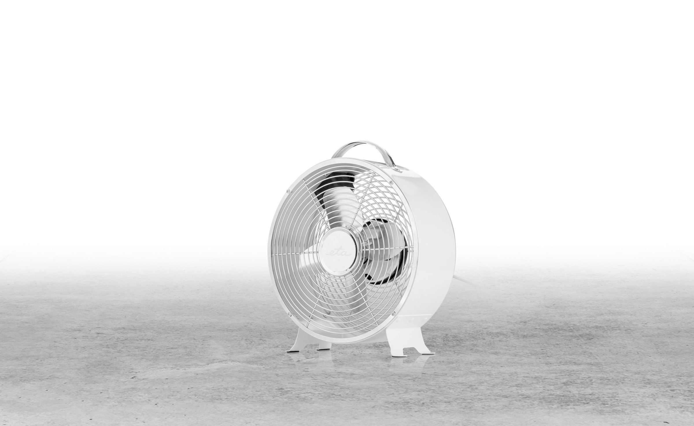 eta Tischventilator »RINGO«, 26 cm Durchmesser, Retrodesign, 2 Geschwindigkeiten, 25 W, Ø 26 cm