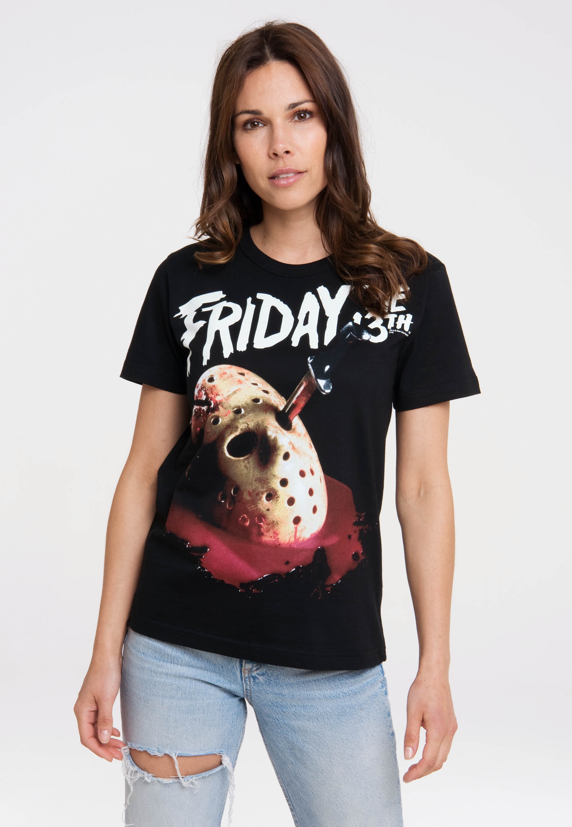 LOGOSHIRT T-Shirt »Friday the 13th«, mit lizenziertem Print