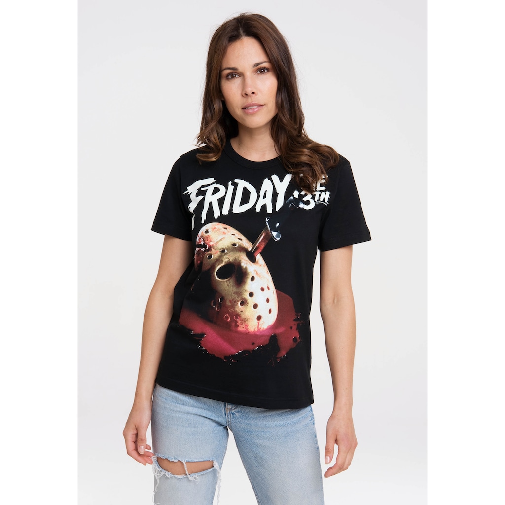 LOGOSHIRT T-Shirt »Friday the 13th«, mit lizenziertem Print