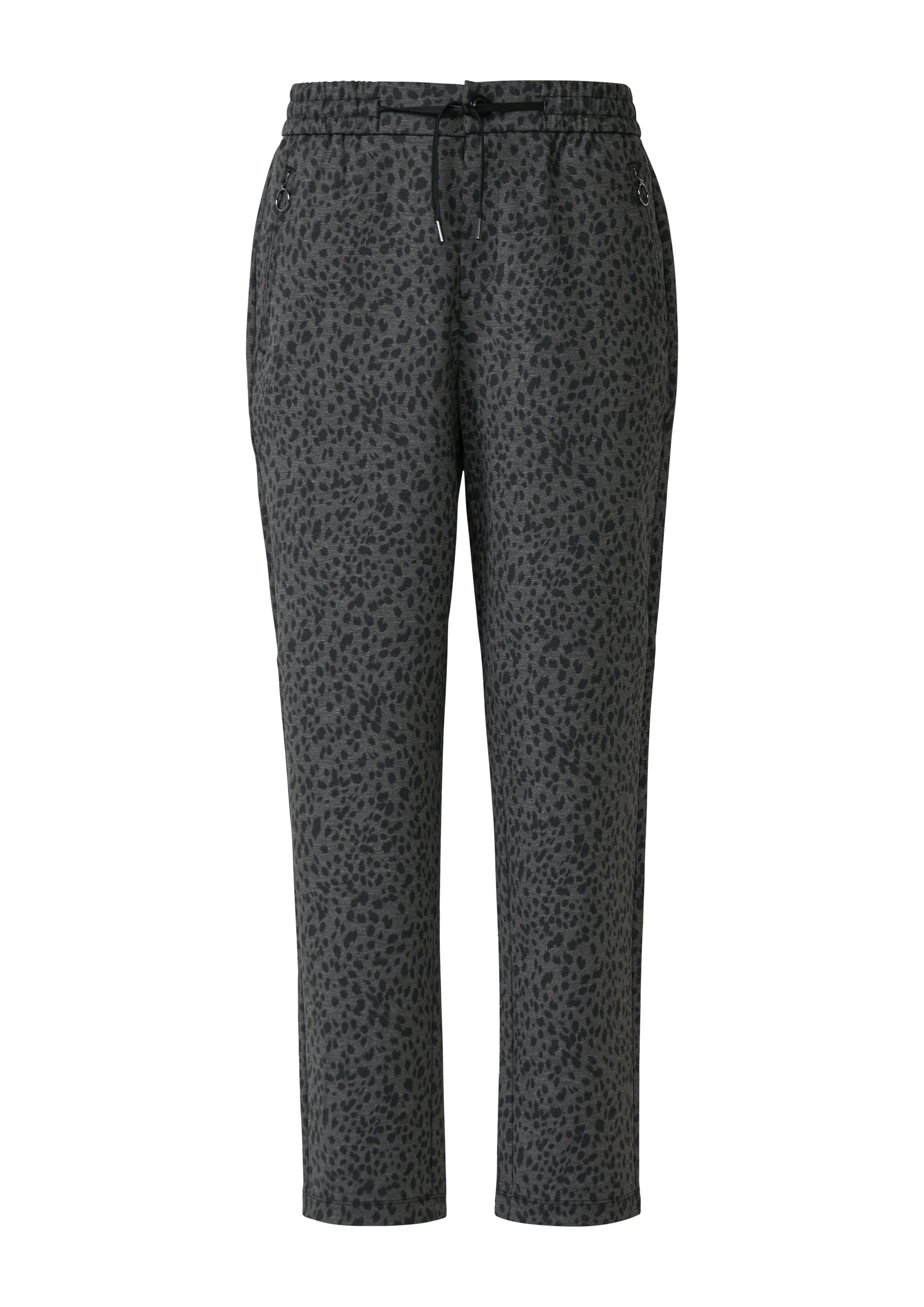 s.Oliver Women's Trousers Black/Gray 36 2