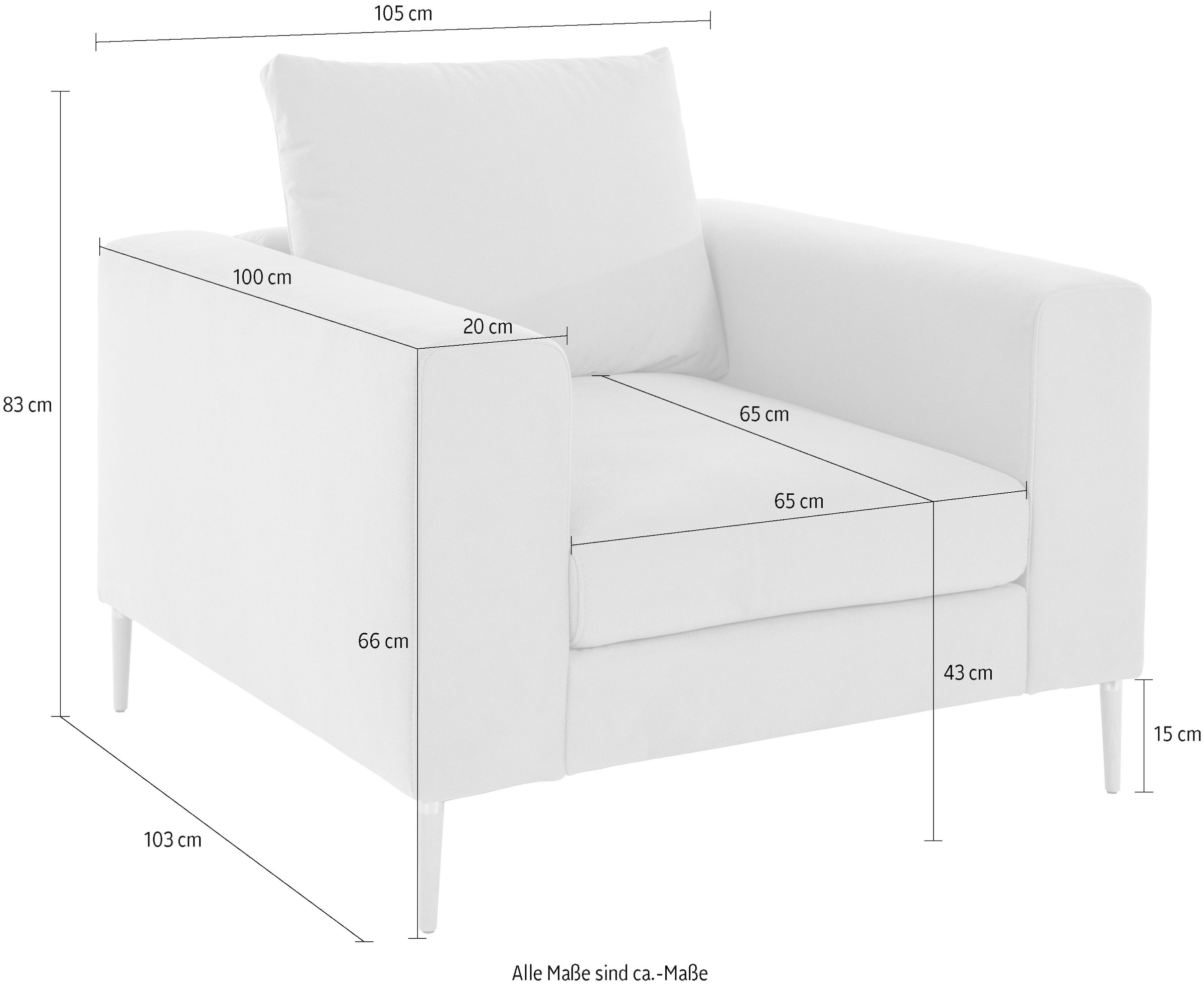 OTTO products Loungesessel »Finnja«, mit Recycling-Bezug