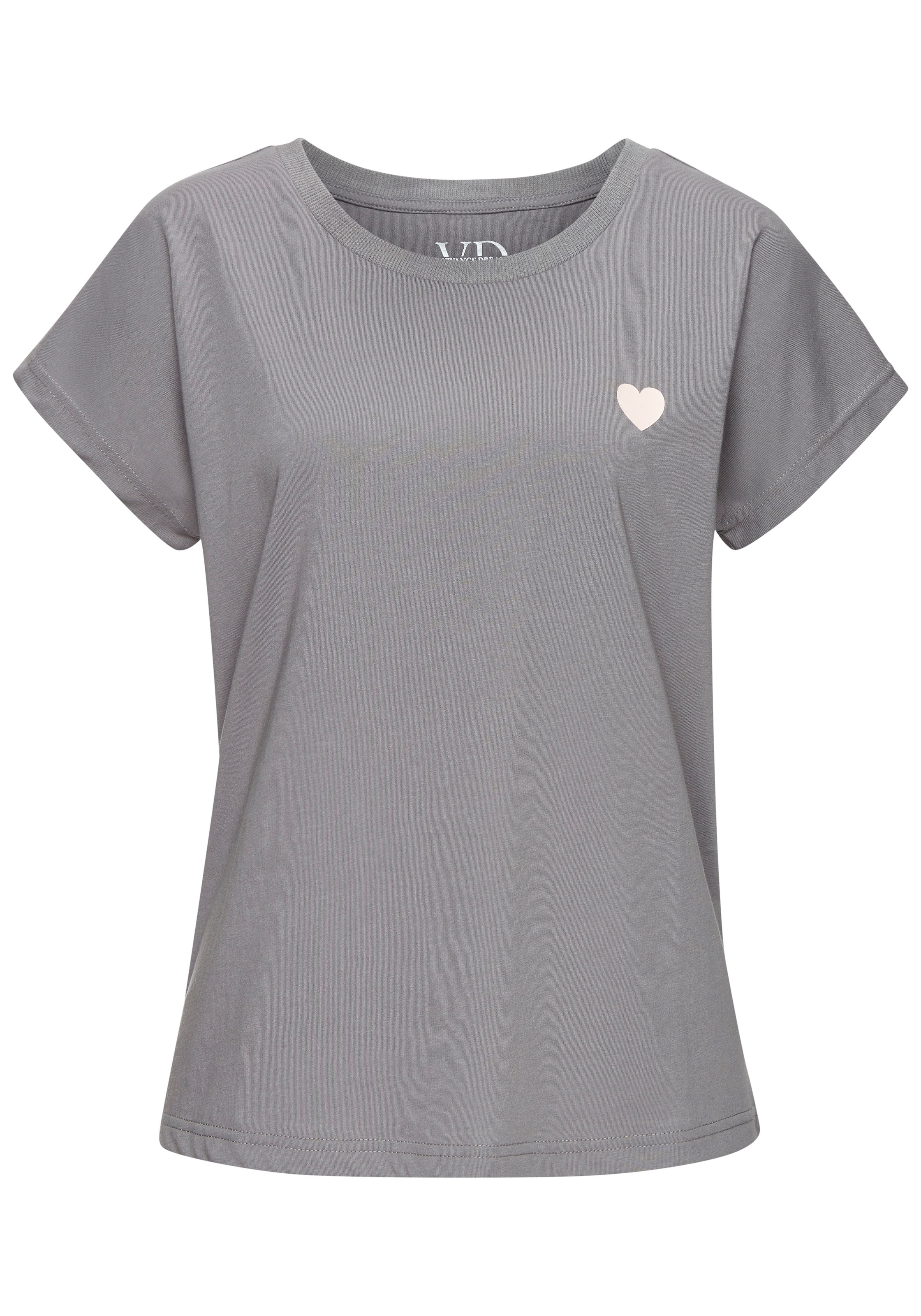 Vivance Dreams Pyjama Spar-Set, 2 Stück, 4 tlg. mit süßem Herzmuster