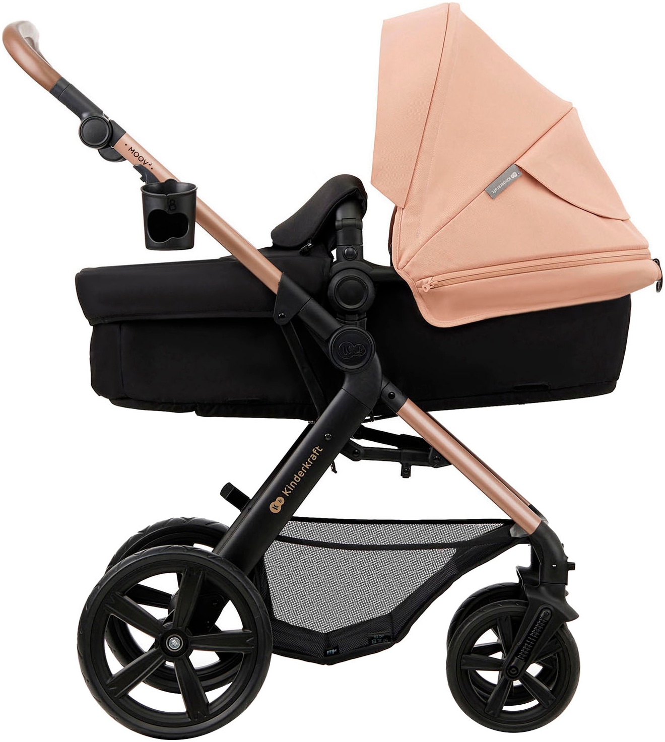 Kinderkraft Kombi-Kinderwagen »MOOV 2 4in1 EVA«, 27 kg, mit EVA-Rädern