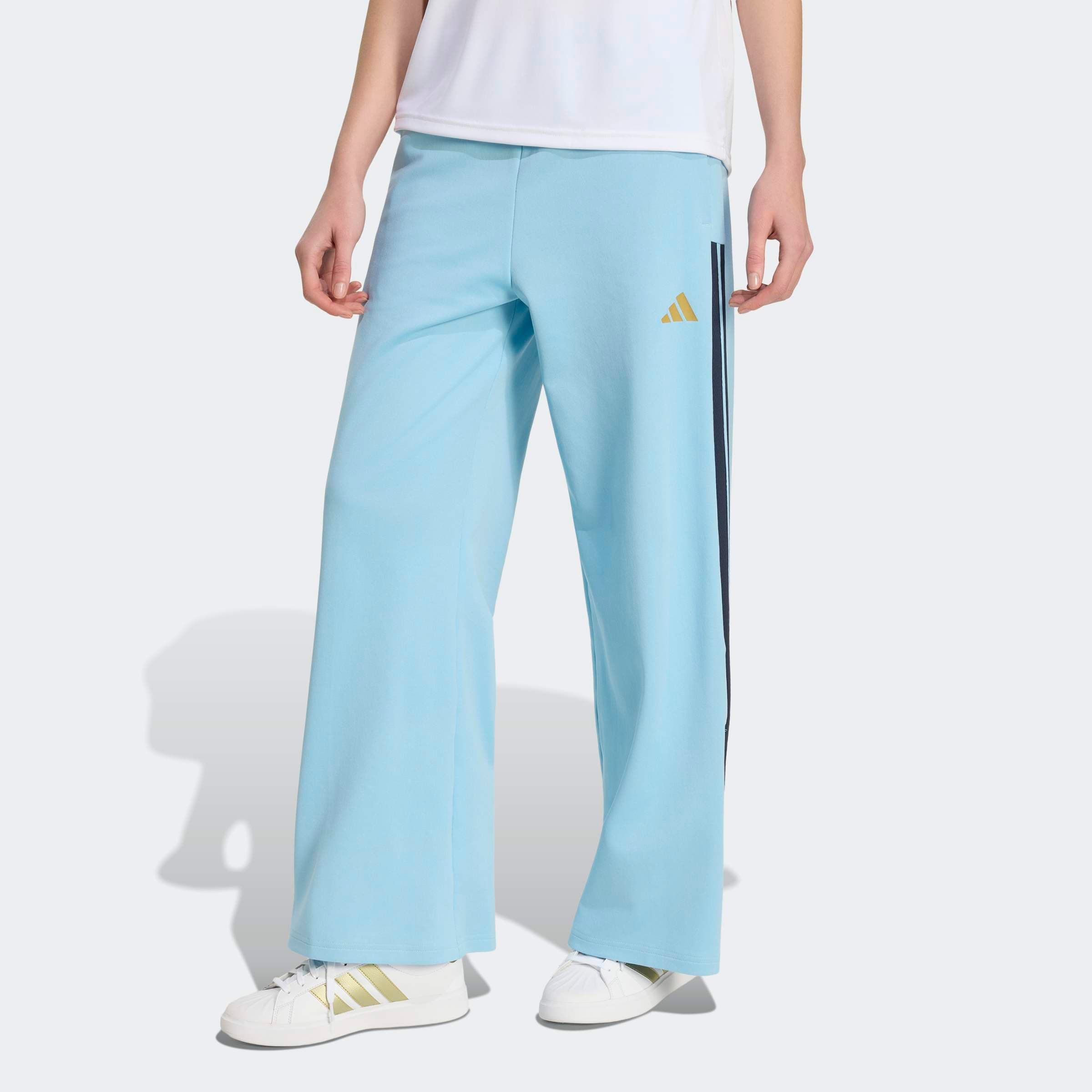 adidas Sportswear Sporthose "HOUSE OF TIRO WIDE LEG" sportlicher Stil, für Training und Freizeit, mit Kordelverschluss