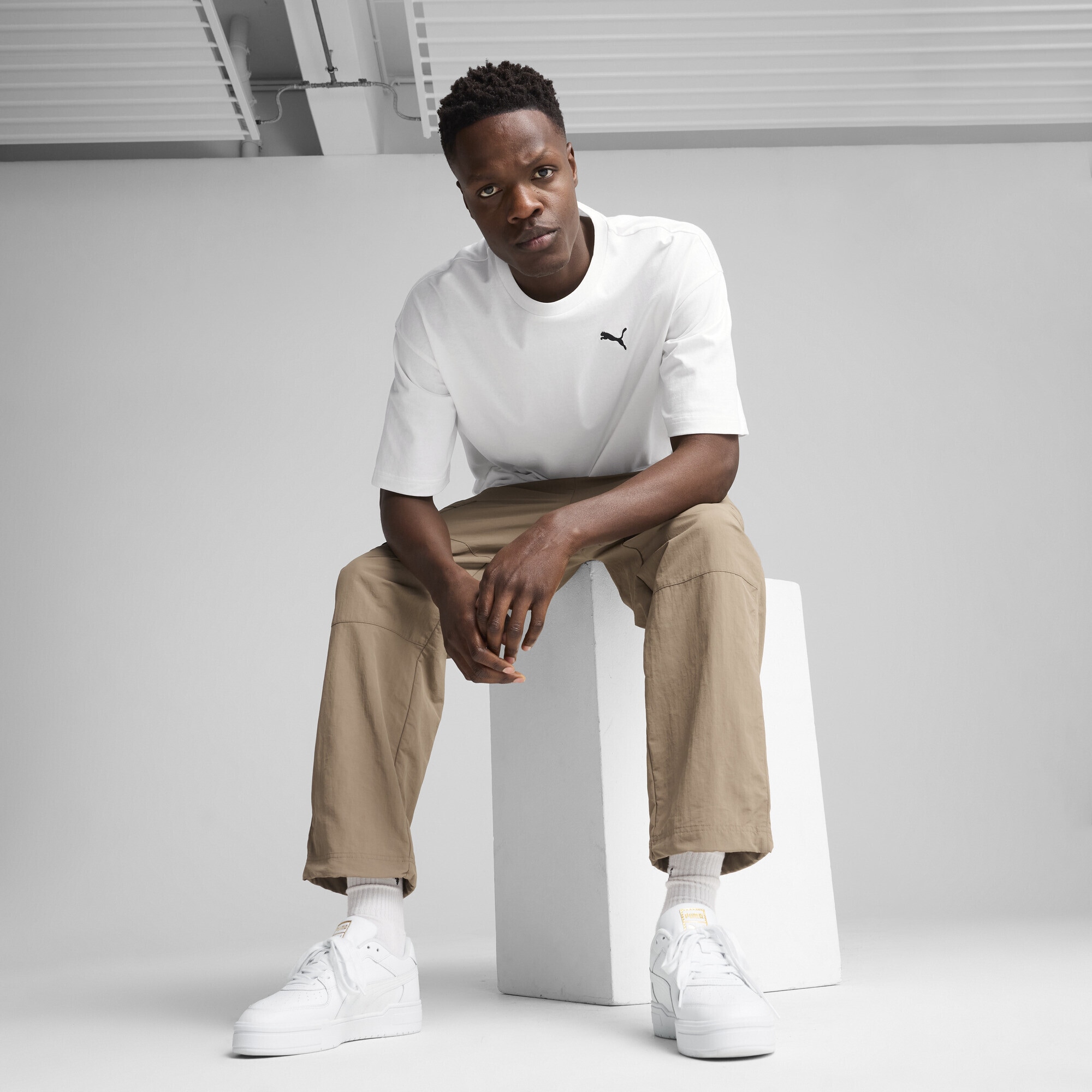 PUMA T-Shirt »WARDROBE ESS Oversized T-Shirt Herren«