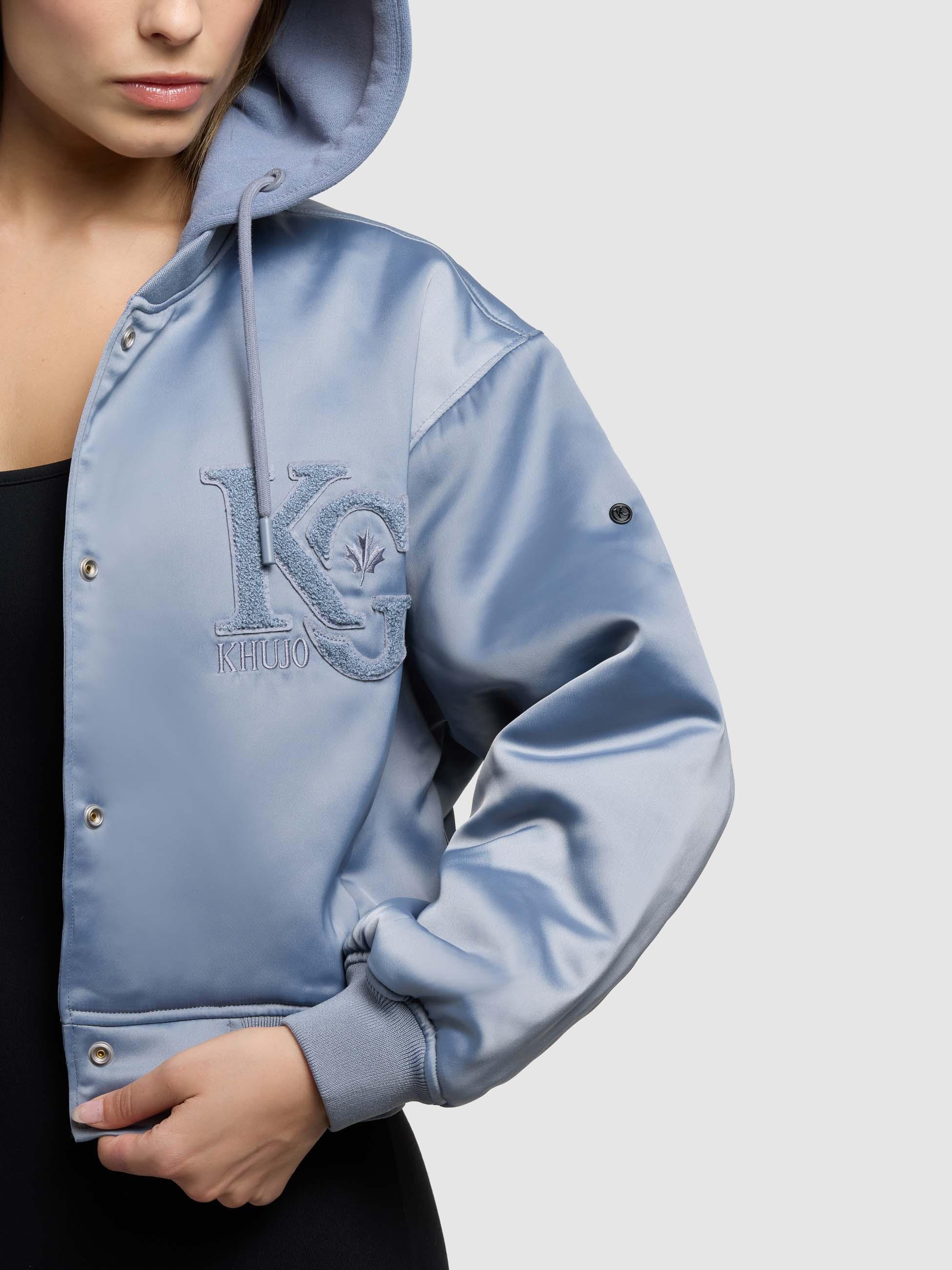 khujo Collegejacke »Chani« mit Kapuze Kurze Damen Bomberjacke mit Kapuze