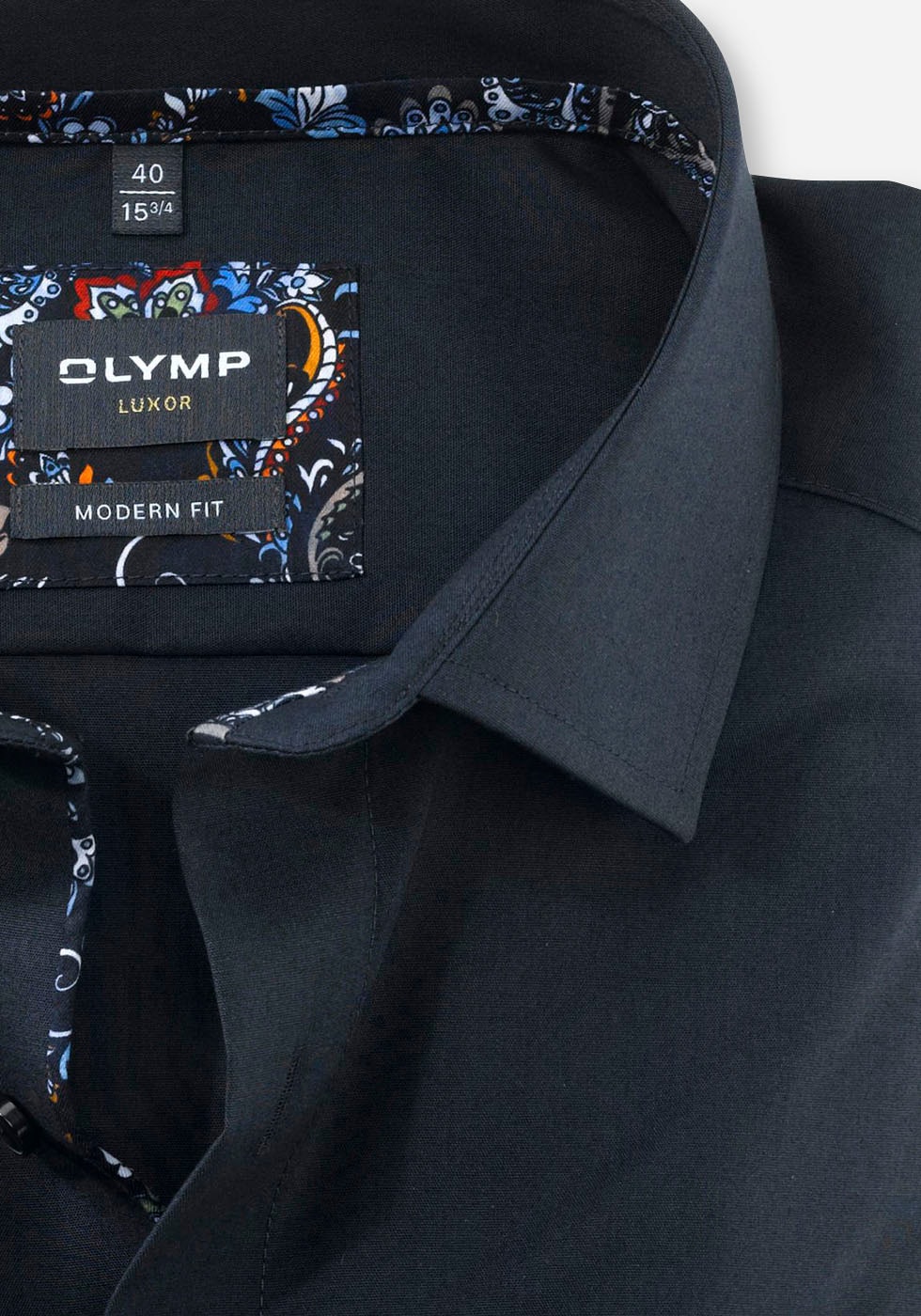OLYMP Businesshemd »Luxor modern fit«, mit abgesetzten Manschetten-Innenseiten