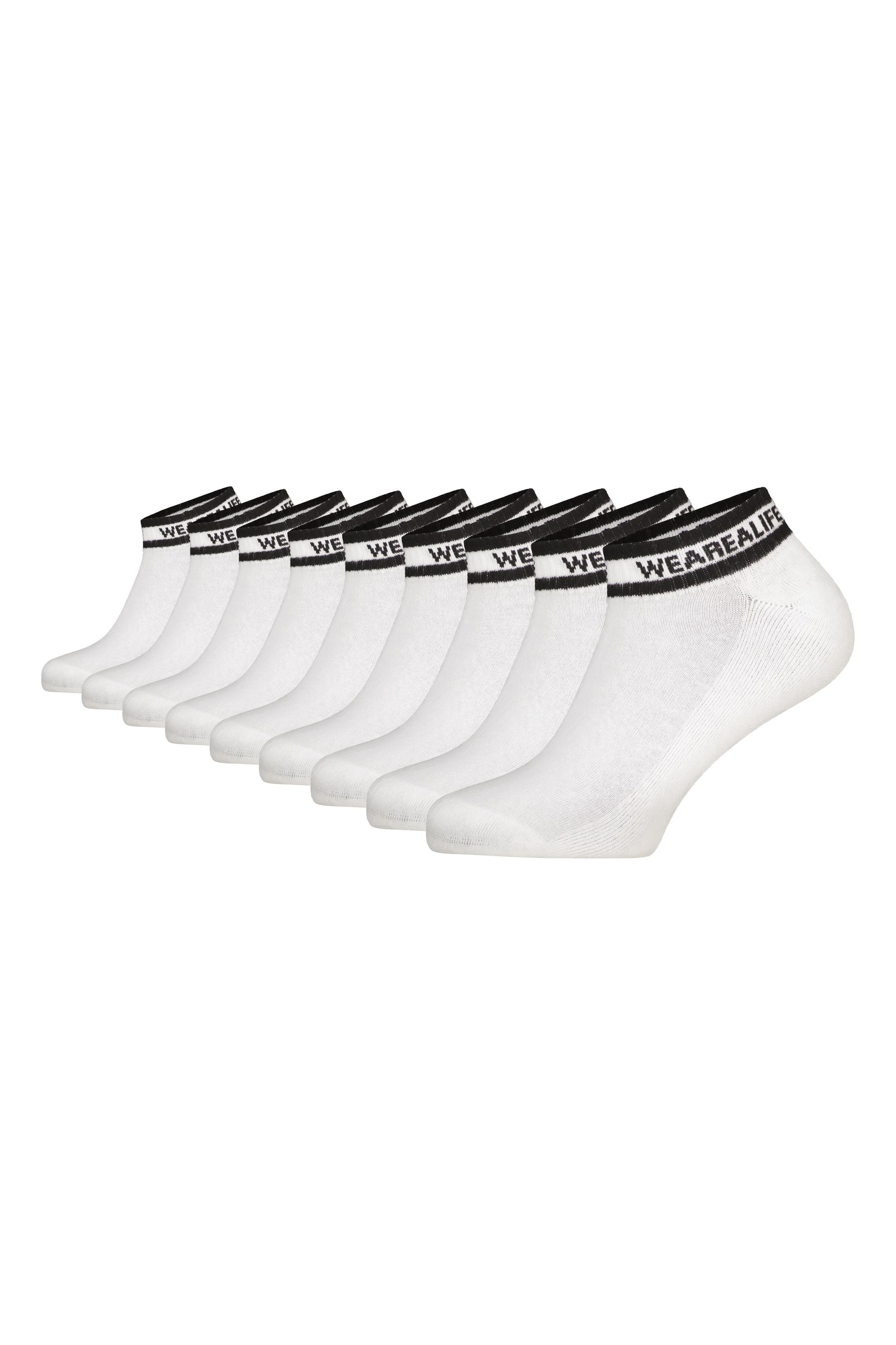 Alife & Kickin Sneakersocken kurze sportliche Socken mit Steifen, aus Baumwolle mit weichem Bund