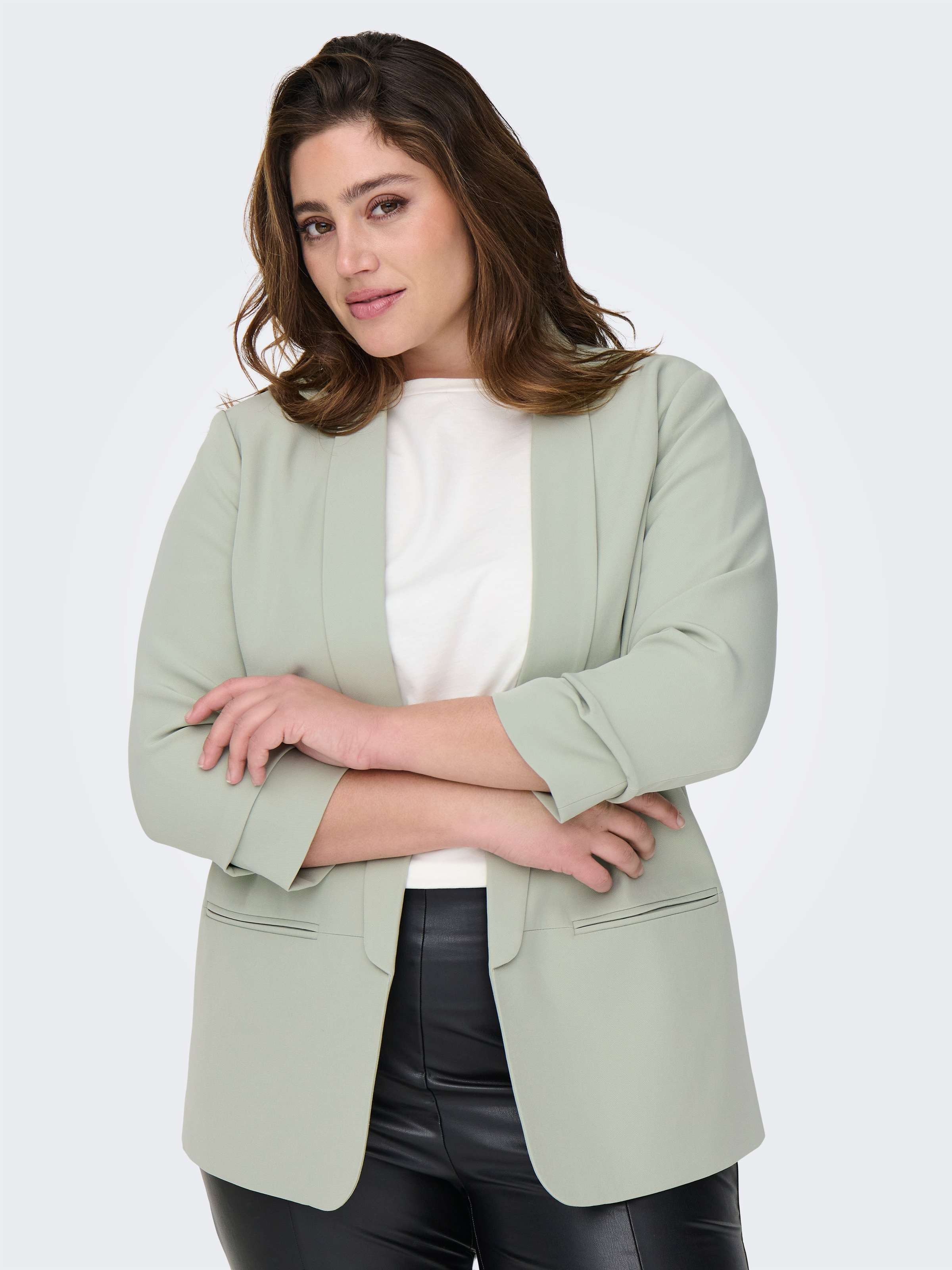 ONLY CARMAKOMA Kurzblazer "CARELLY 3/4 LIFE BLAZER WVN" günstig online kaufen