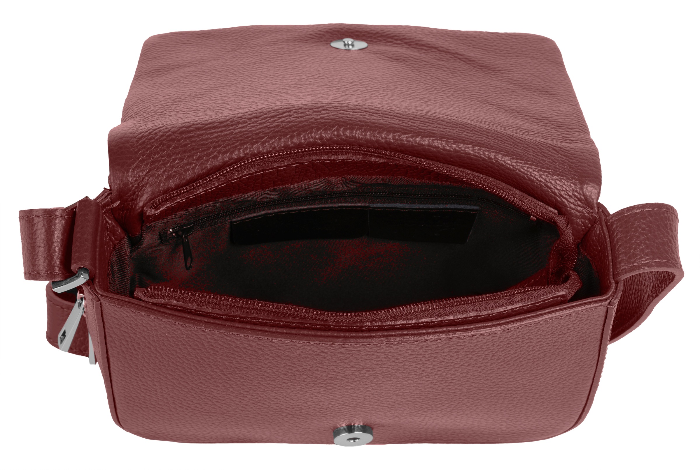 Cluty Henkeltasche, echt Leder, Made in Italy