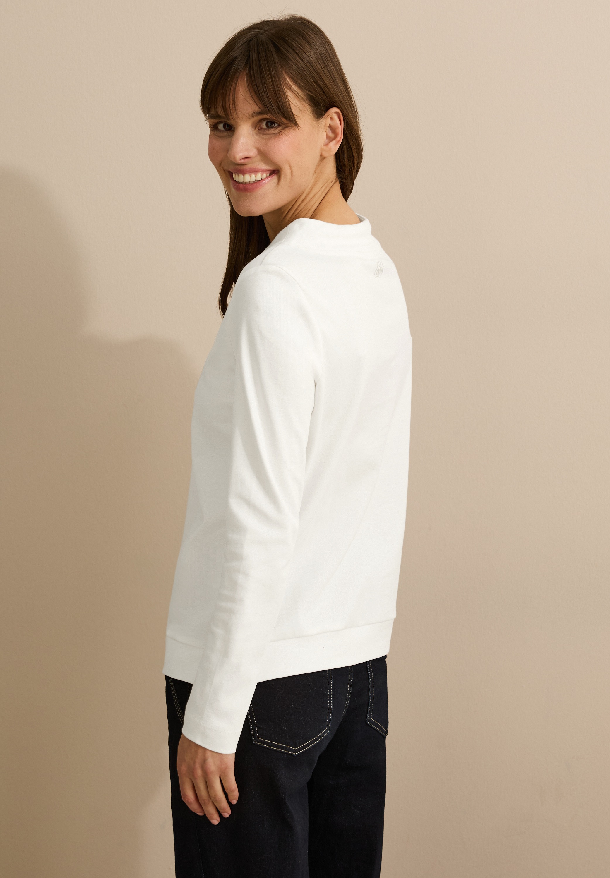 Cecil Langarmshirt, mit Kragen