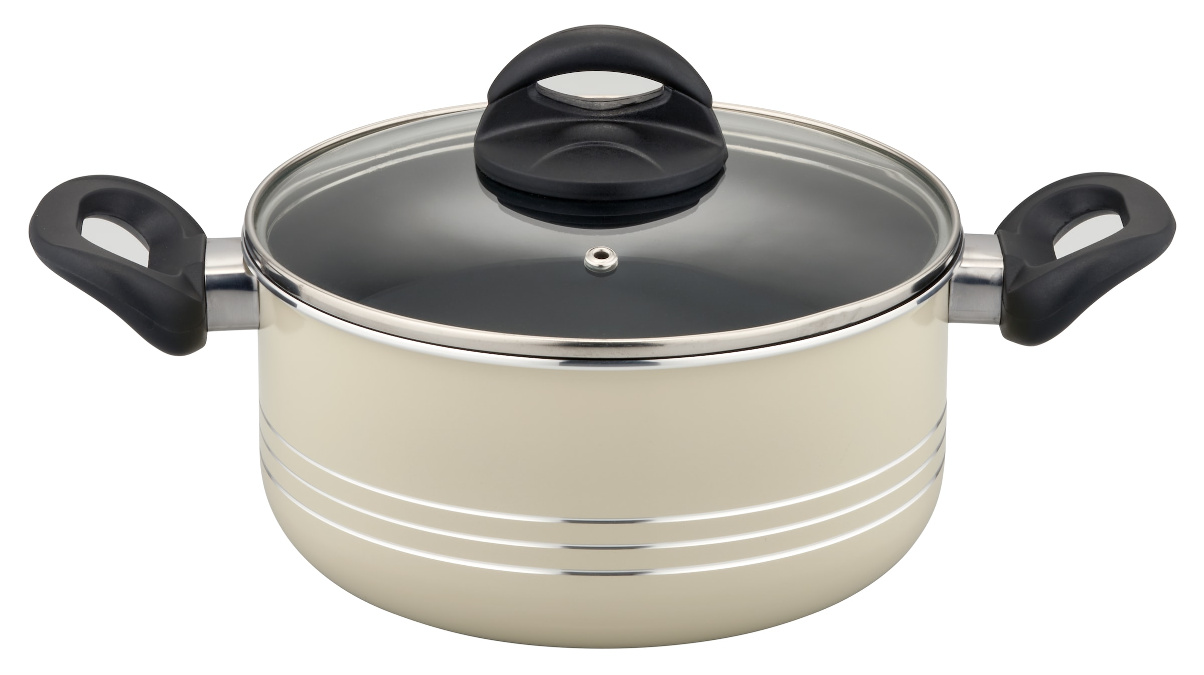 GSW Topf-Set »Milano, inkl. 5-teiliges Küchenhelfer-Set« Set, je 1 Kochtopf 16/20/24cm, 1 Stielkasserolle 16cm, je 1 Pfanne 24/28cm, 15 Stk. tlg. Aluminium | Kunststoff